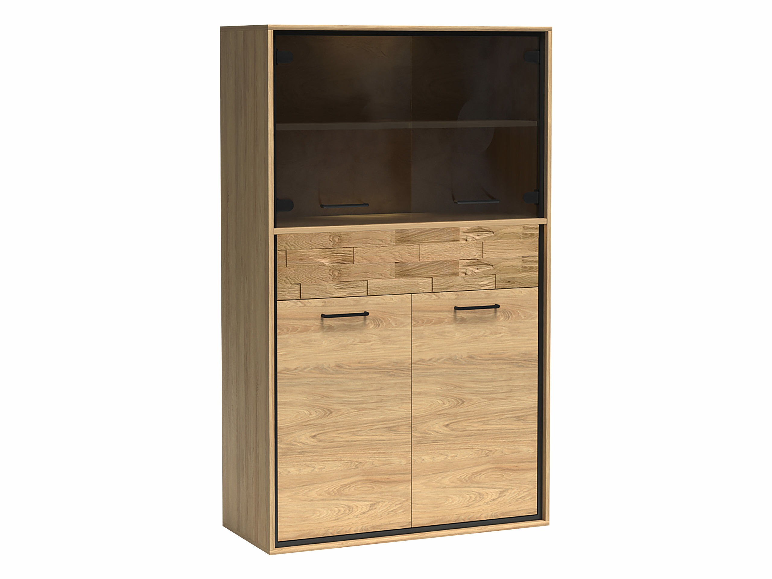 Етажерка Etrmoni 107 (Ярък дърво + Дъб)