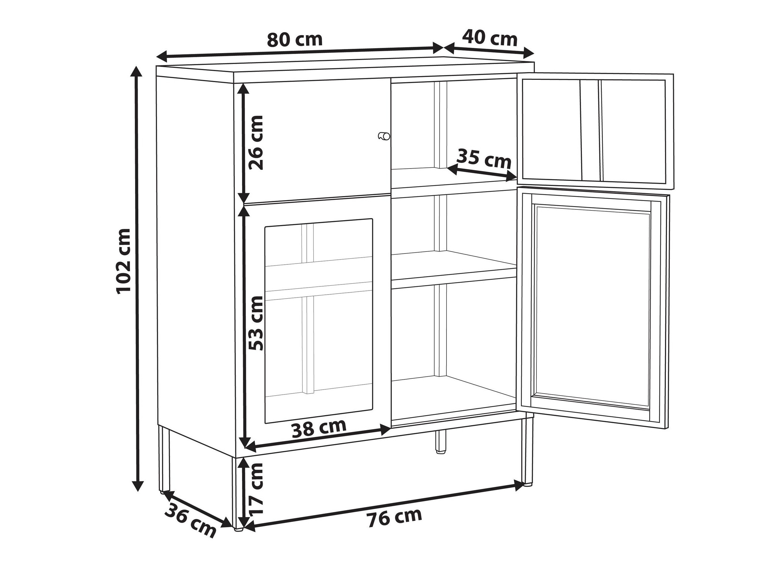 Шкаф Berwyn 2992 (Бял)