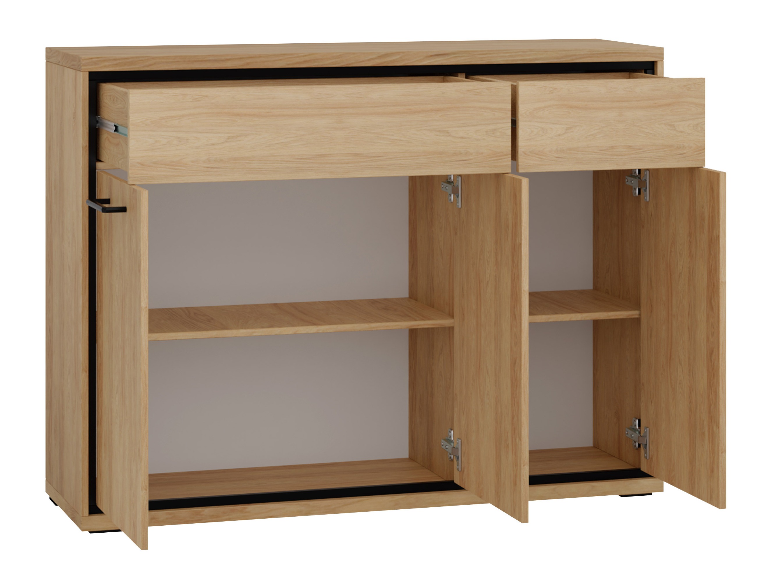 Комплект за хол Etrmoni 118 (Ярък дърво)