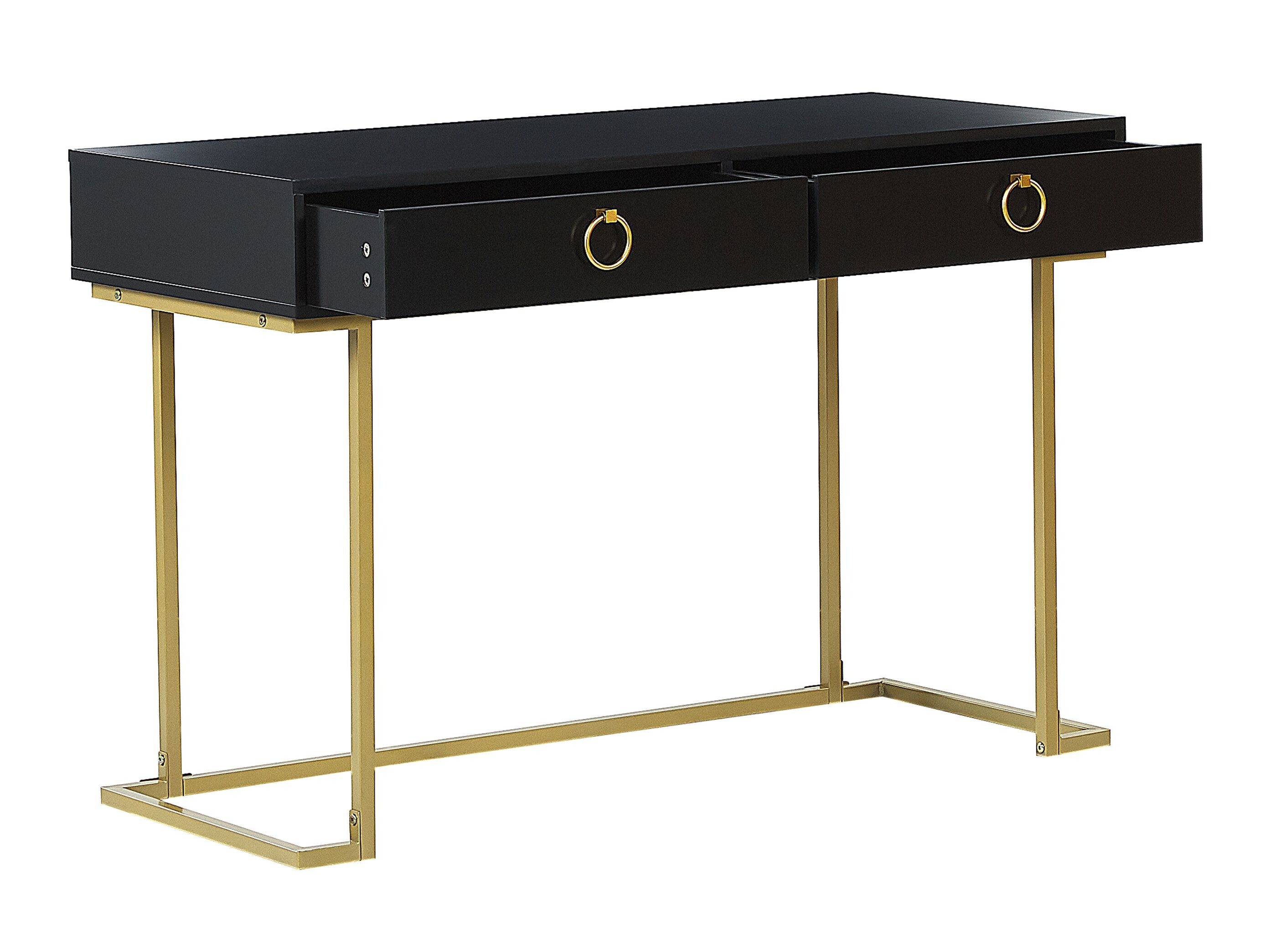 Конзолна маса Berwyn 3020 (Черен + Златно)