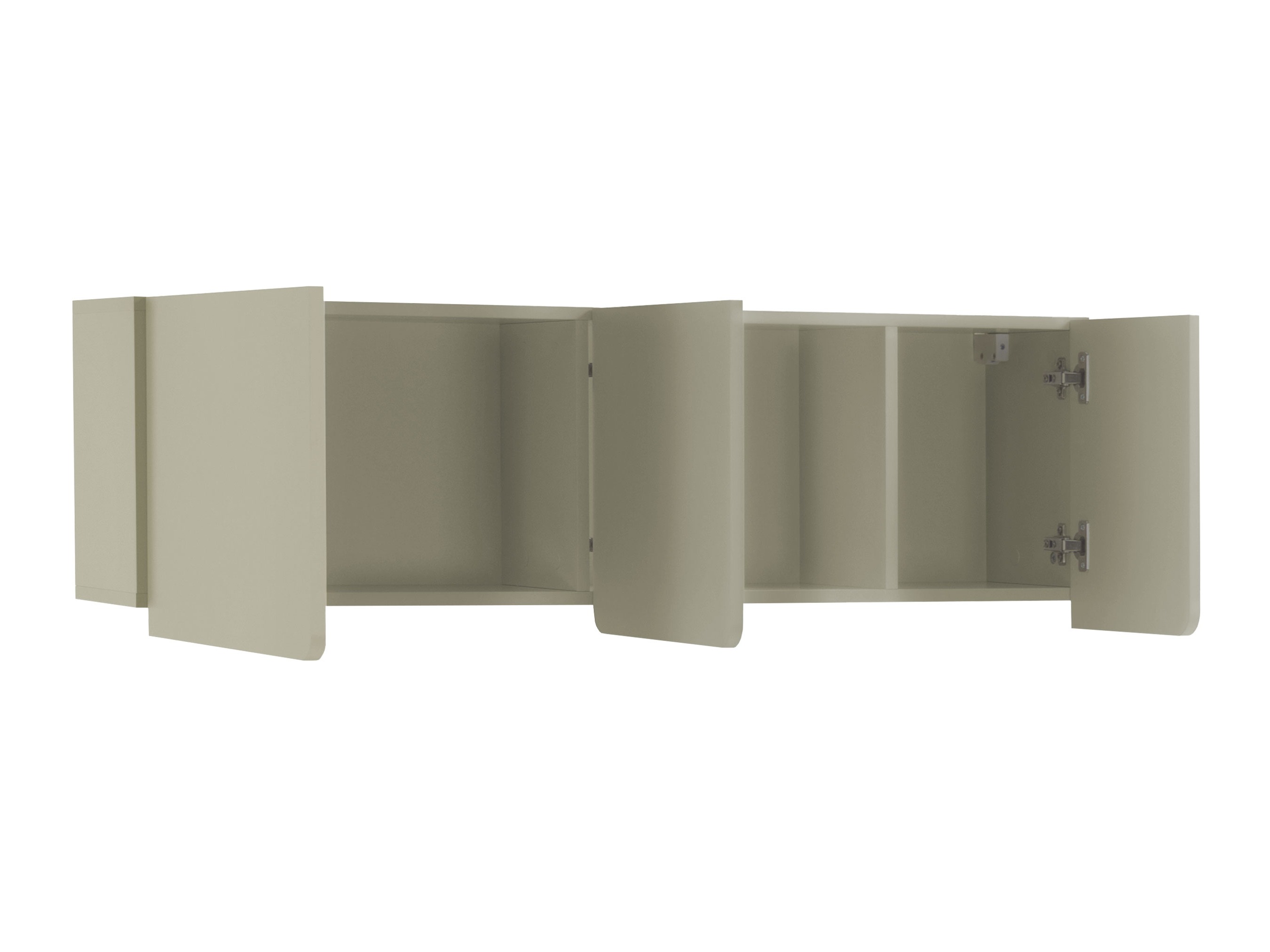 Мебелен комплект Fiosono 114 (Пепеливо зелен + Дъб)