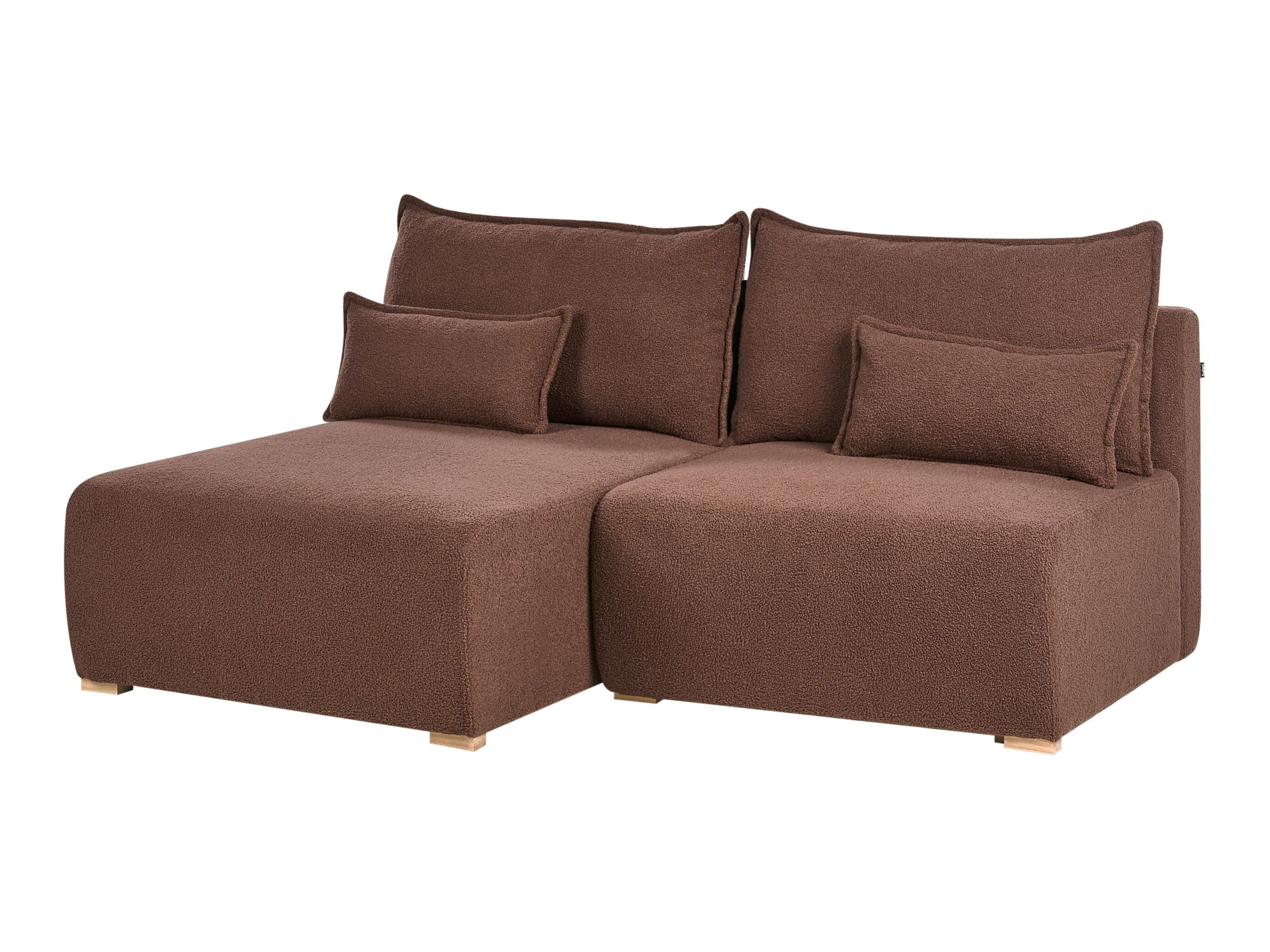 Модулен ъглов диван Berwyn 3021 (Кафяв)