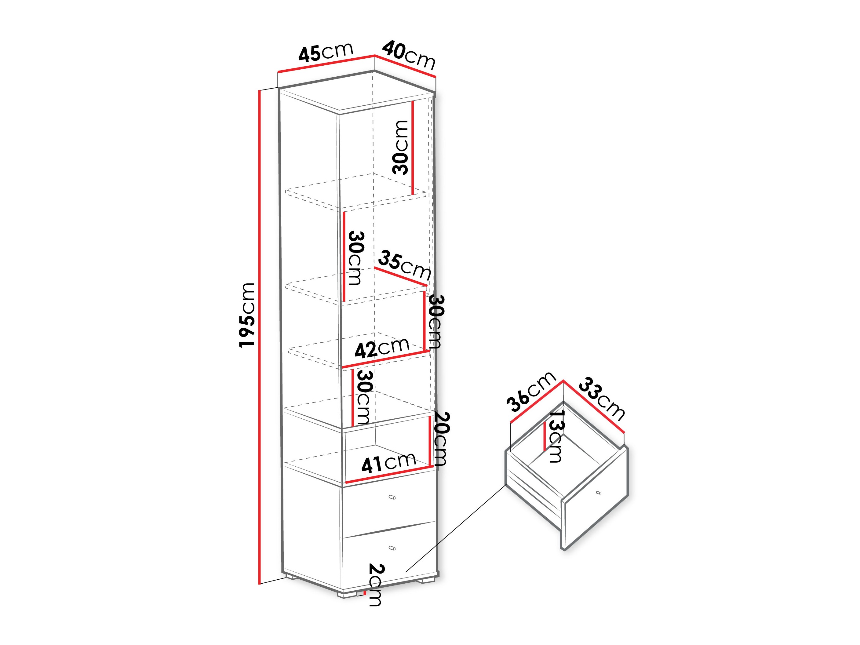Етажерка Ciravie 101