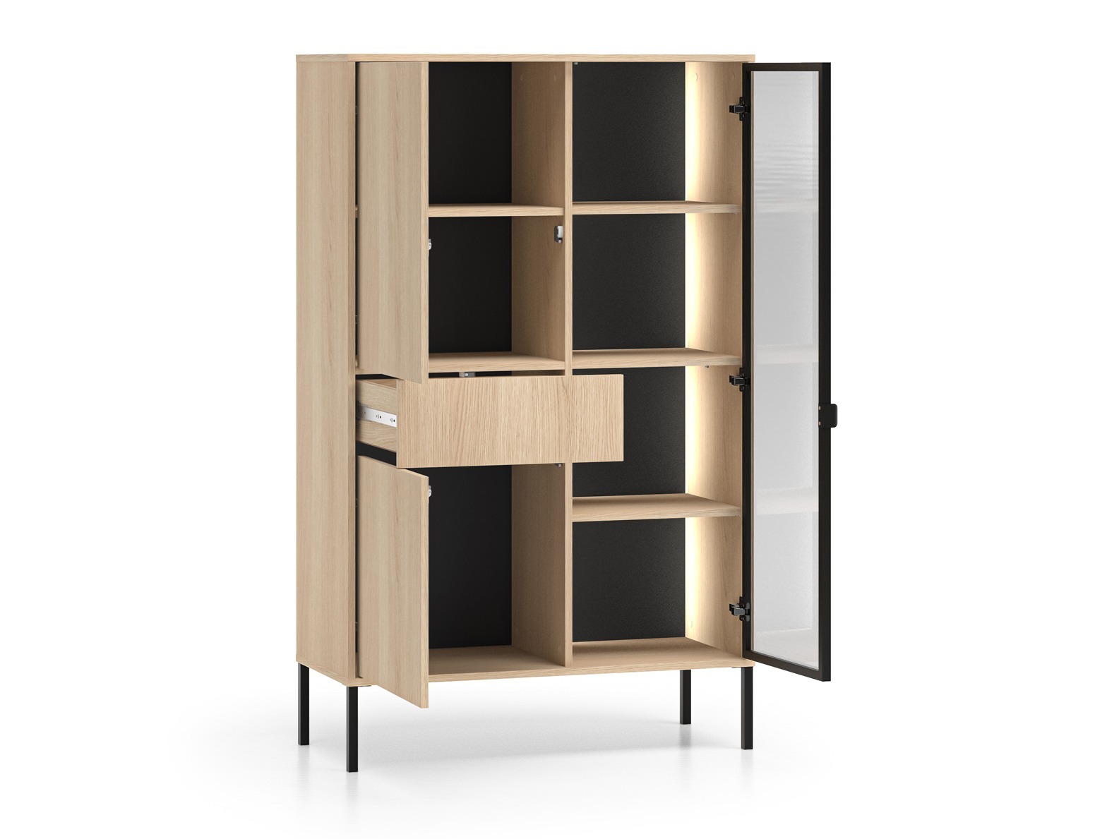 Комплект за хол Virsalo 105 (Дъб)