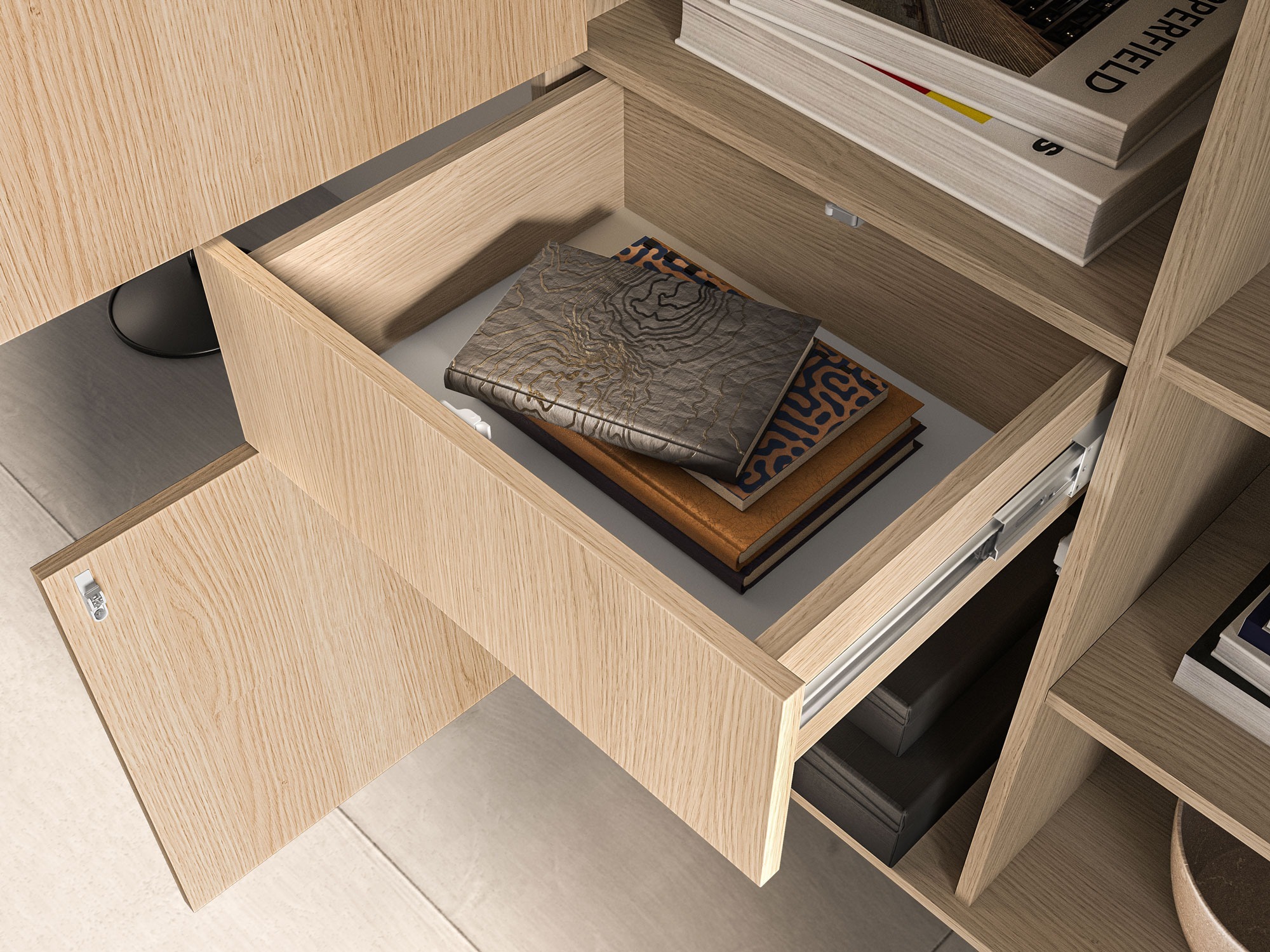 Комплект за хол Virsalo 105 (Дъб)