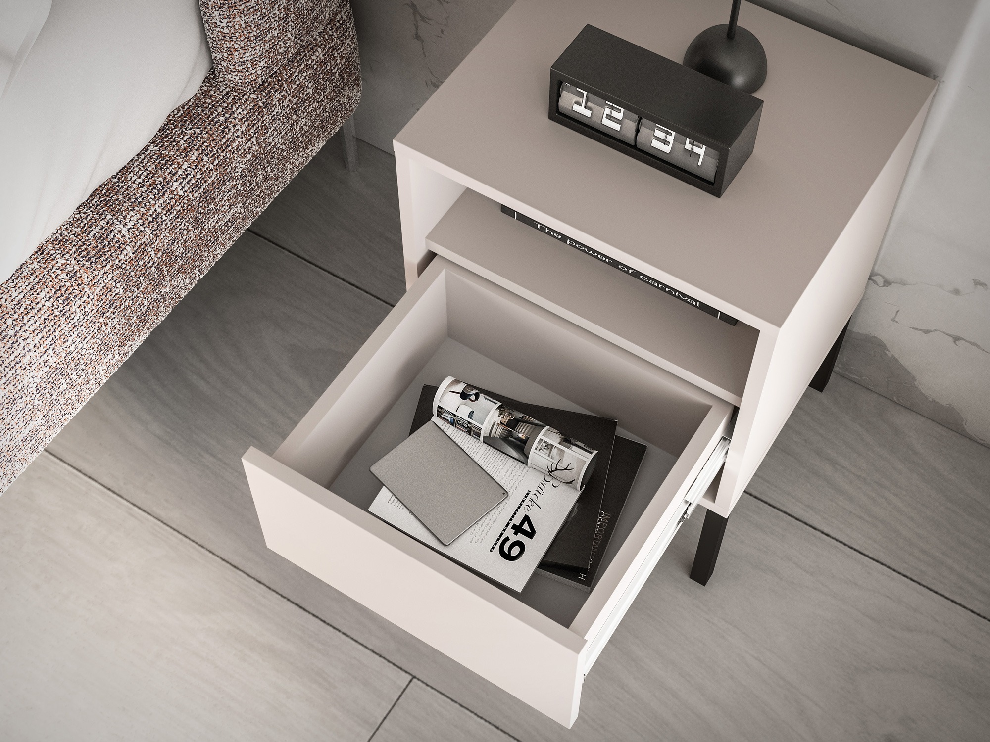 Нощно шкафче Virsalo 104 (Кашмир)