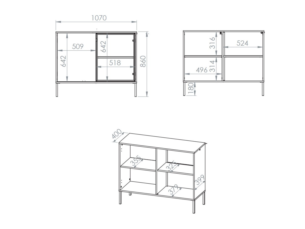 Шкаф Virsalo 102 (Кашмир)