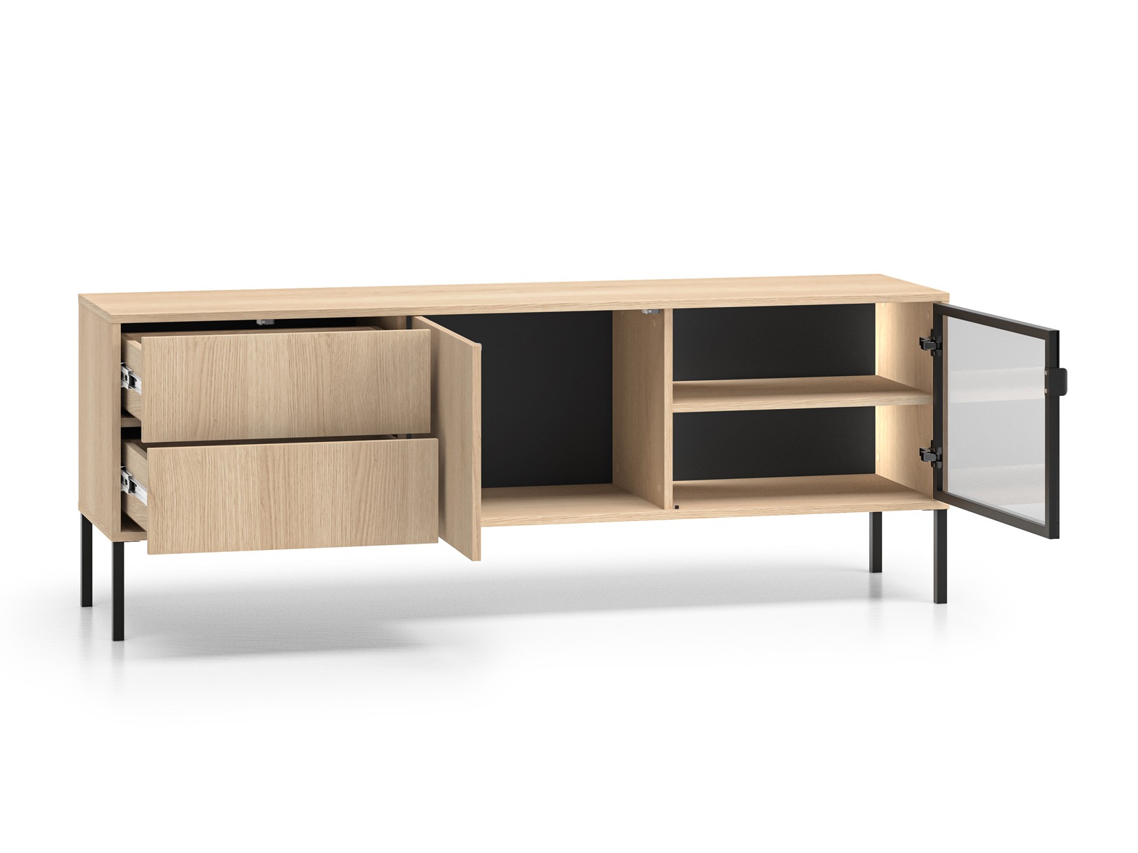 ТВ шкаф Virsalo 103 (Дъб)