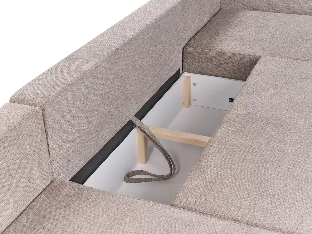 Ъглов диван Berwyn 3040 (Светлокафяво)