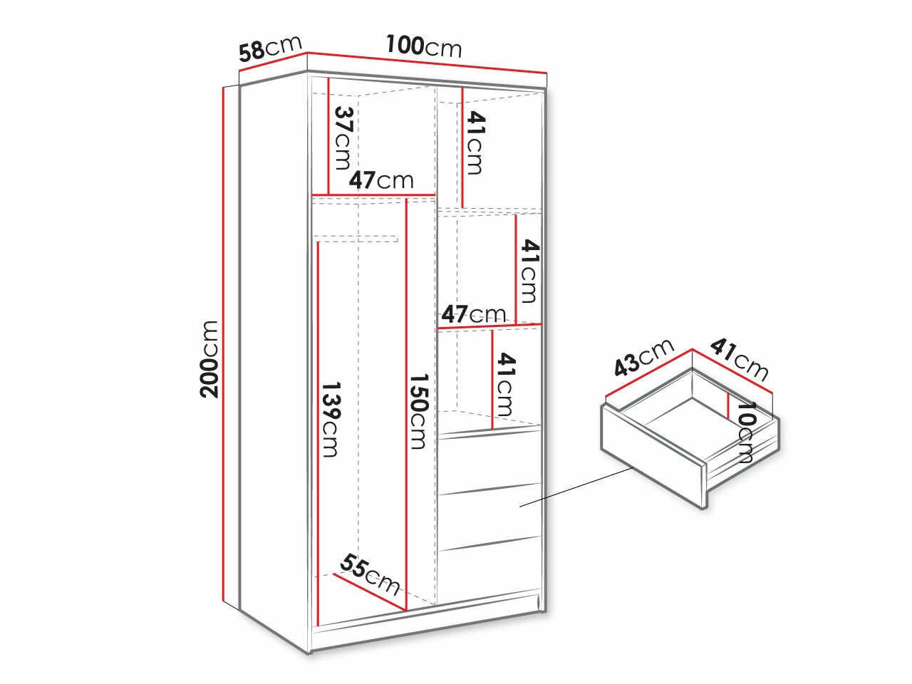 Гардероб Lombala 102