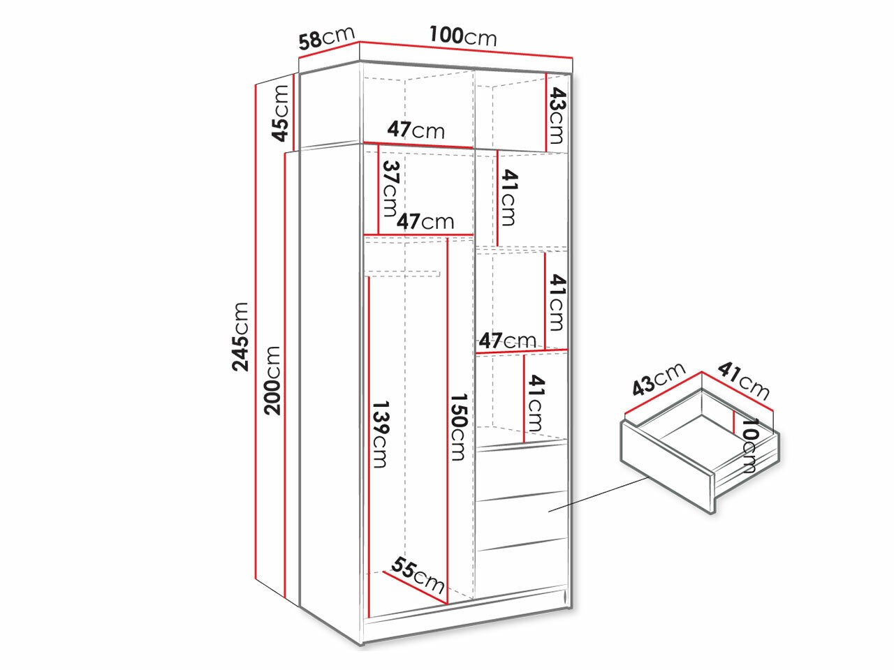 Гардероб Lombala 108