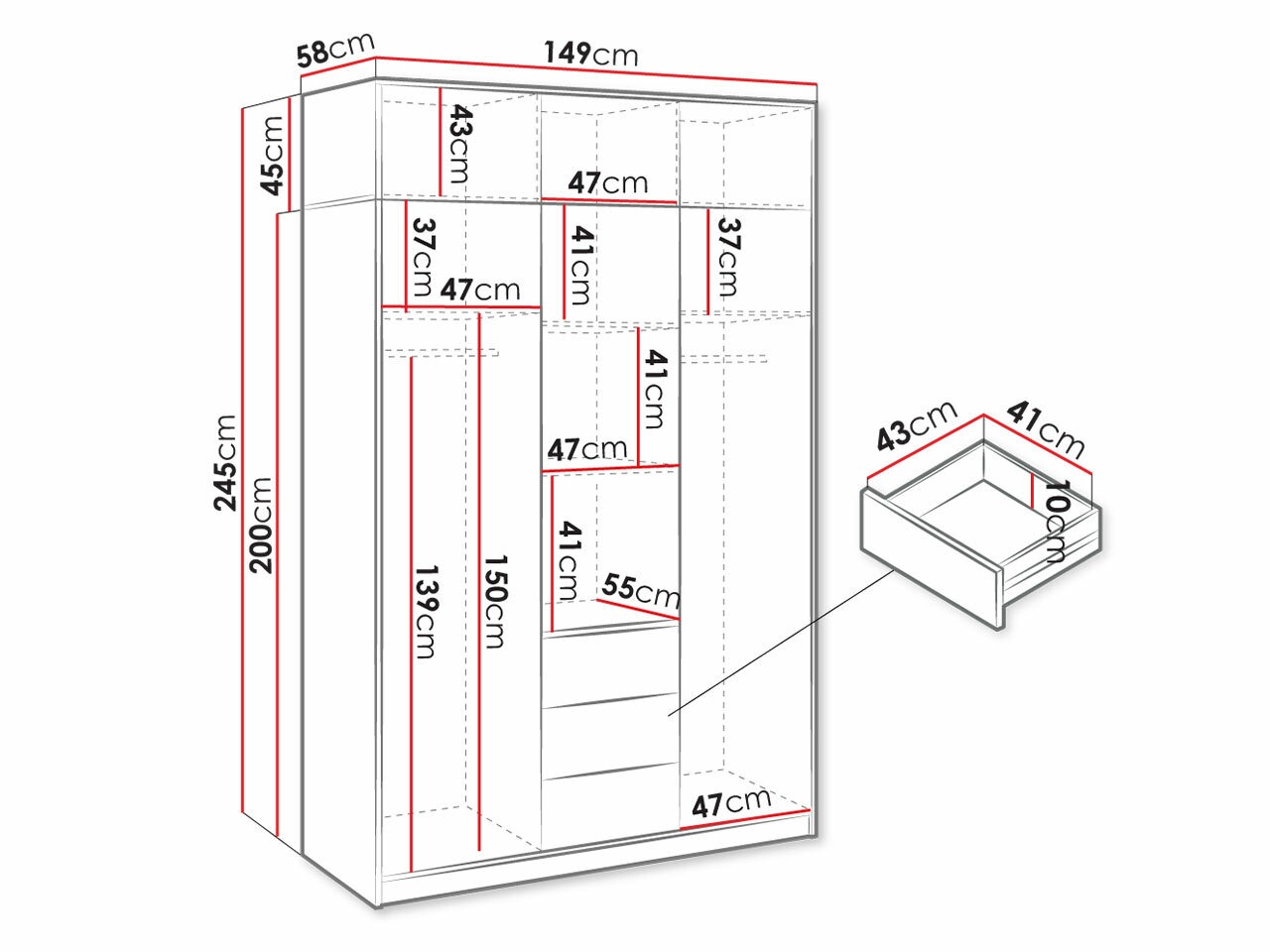 Гардероб Lombala 109