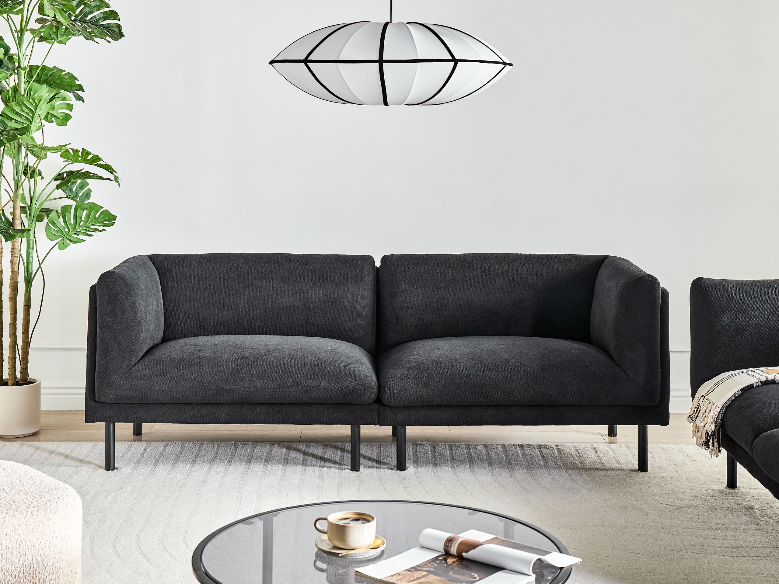 Диван Berwyn 3082 (Черен)