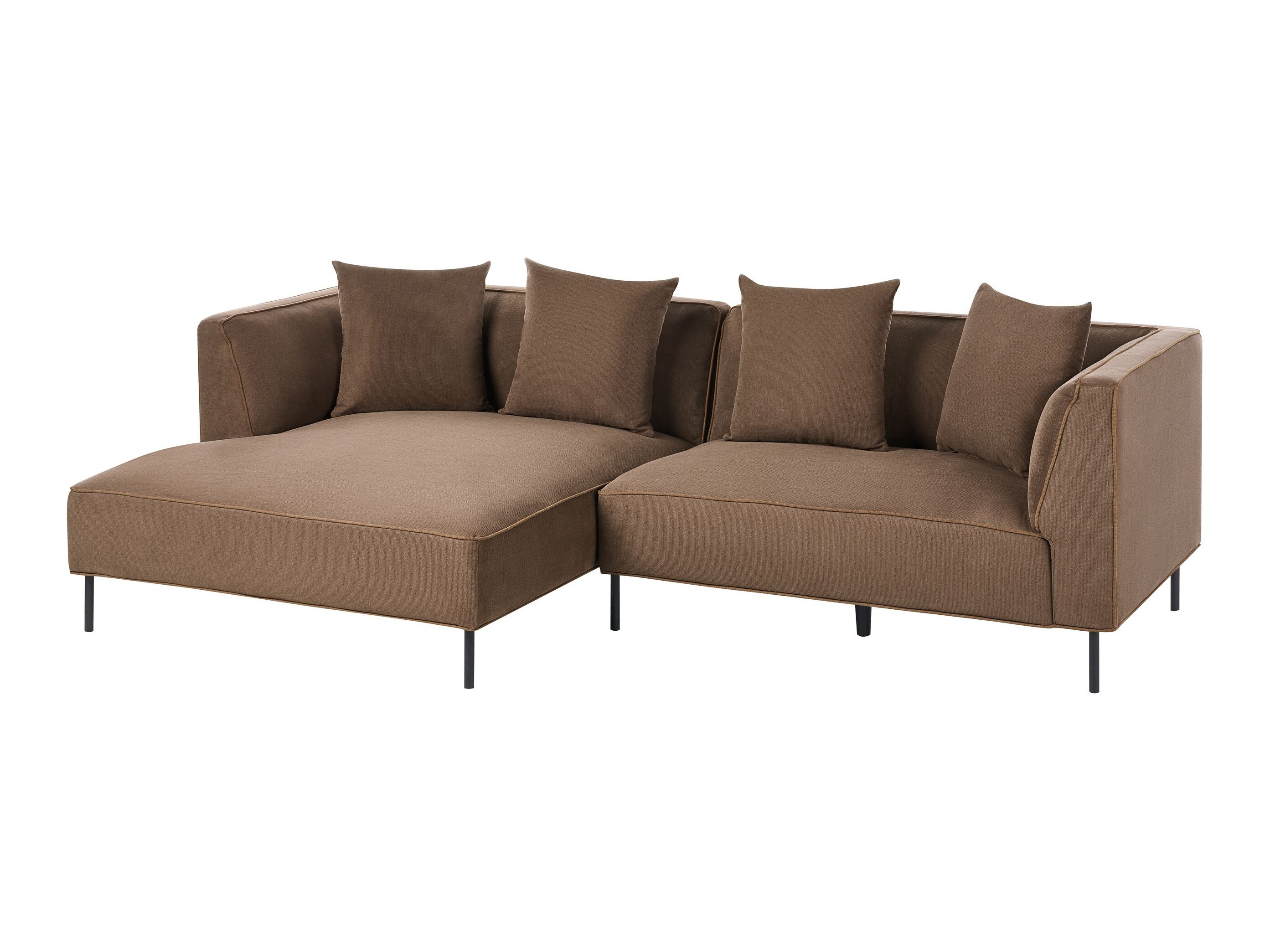 Модулен ъглов диван Berwyn 3083 (Кафяв)