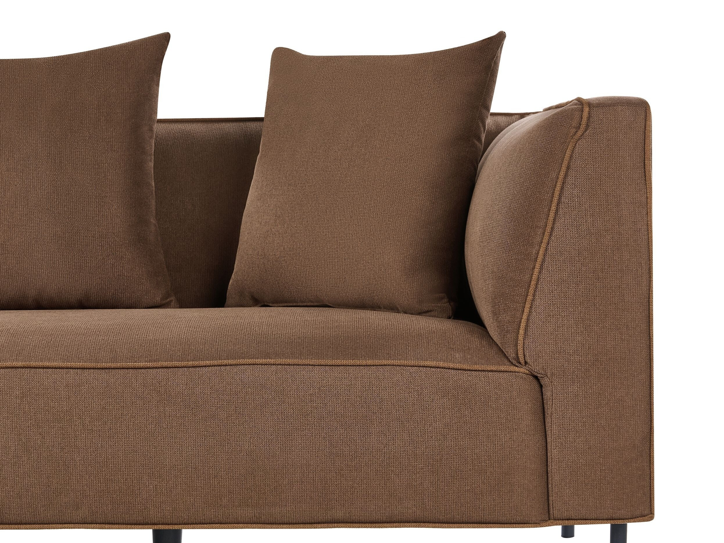 Модулен ъглов диван Berwyn 3083 (Кафяв)