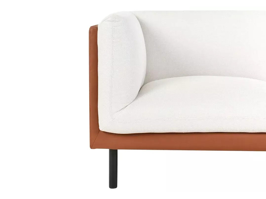 Комплект мека мебел Berwyn 3085 (Бял + Кафяв)