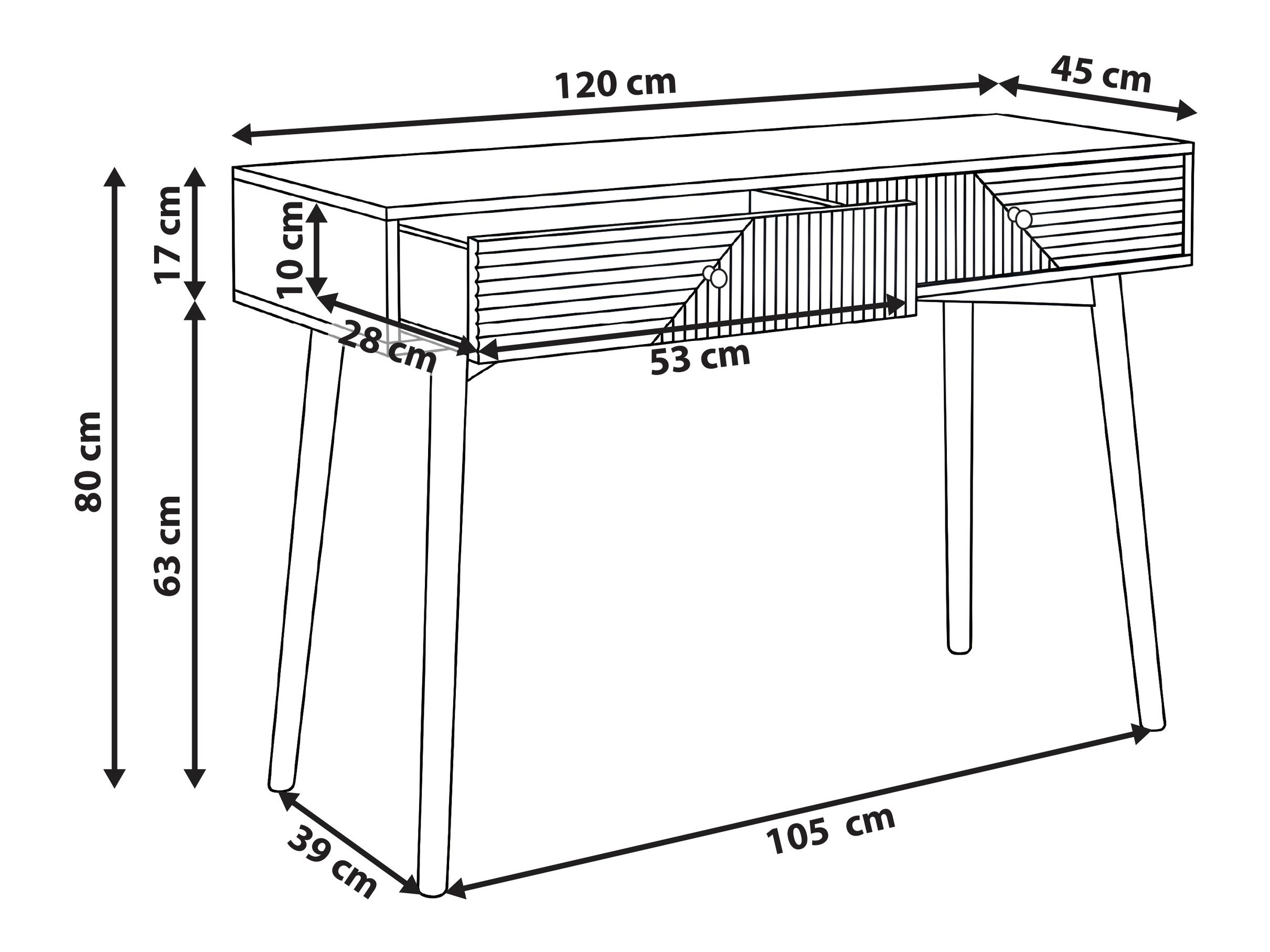 Конзолна маса Fivnole 104