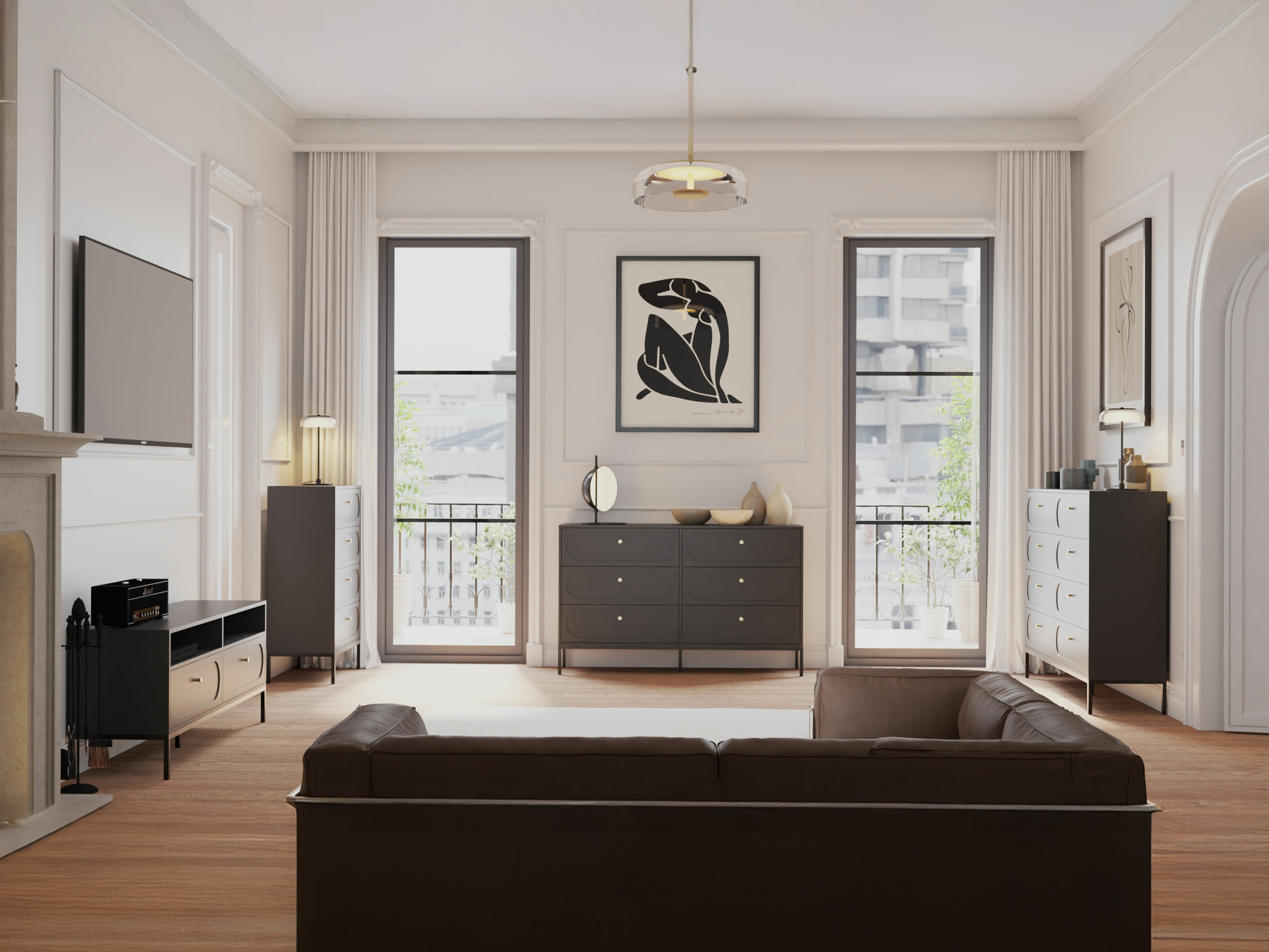 Скрин Bristol 234 (Черен)