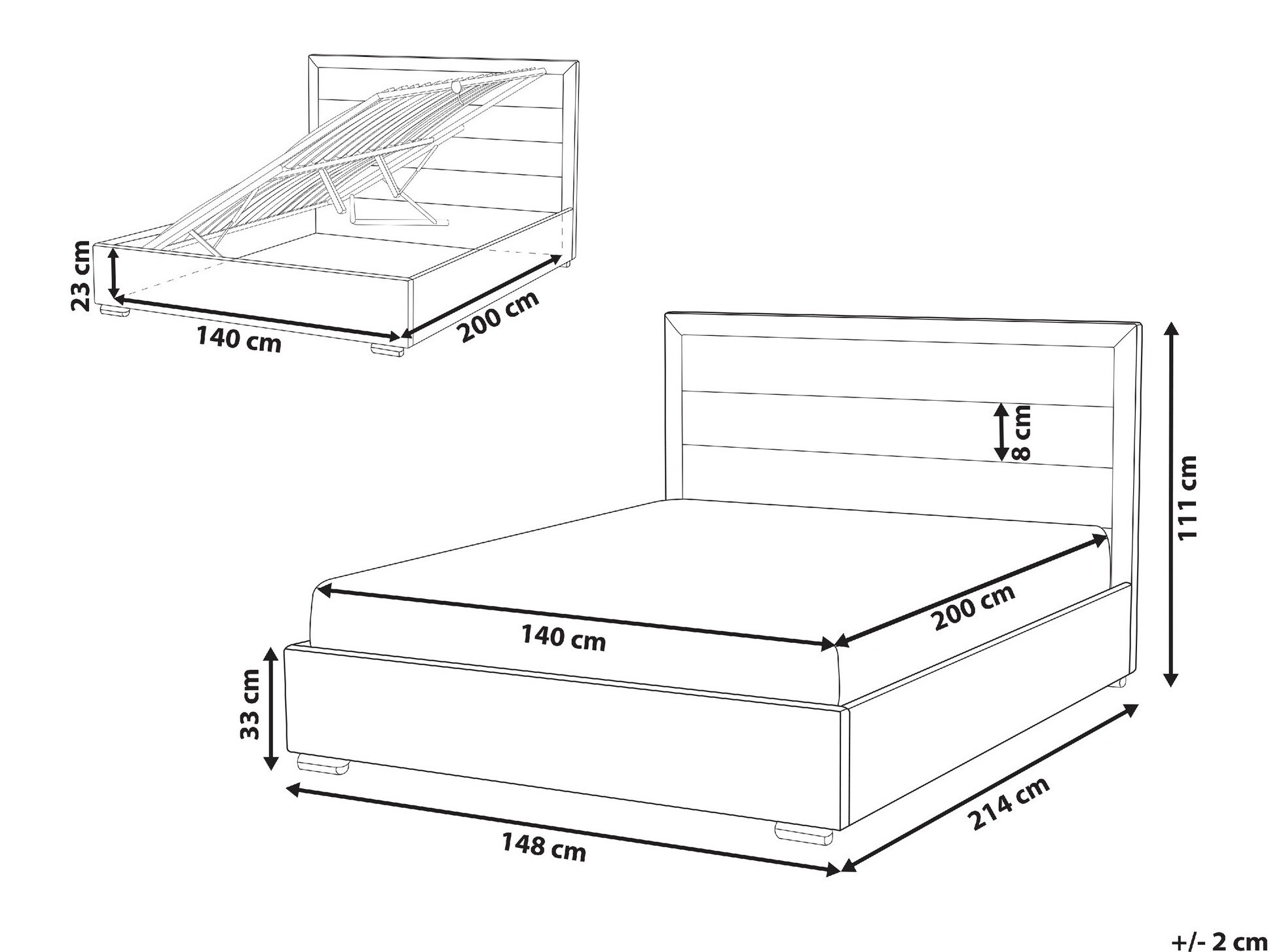Легло Berwyn 1218 (Тъмно сив)