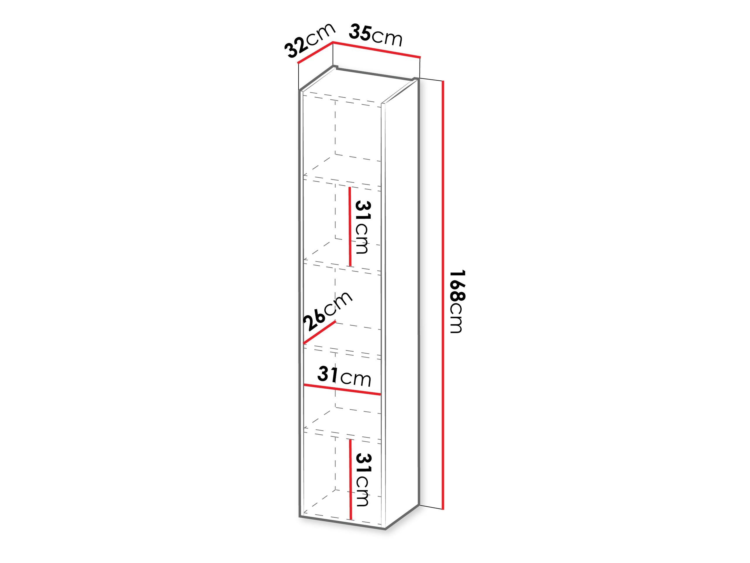 Стенна етажерка Evanovu 103