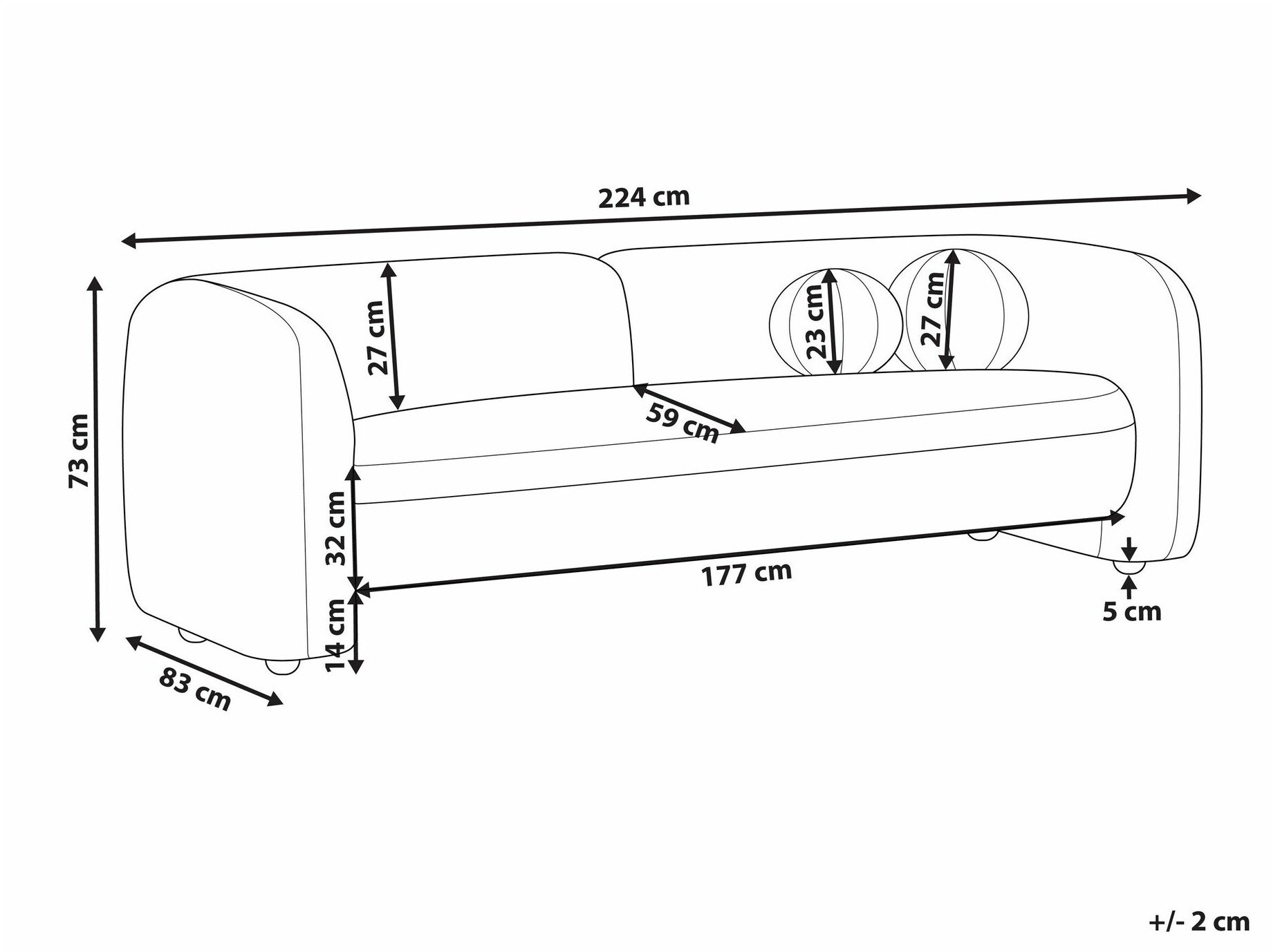Диван Veselme 103 (Taupe)