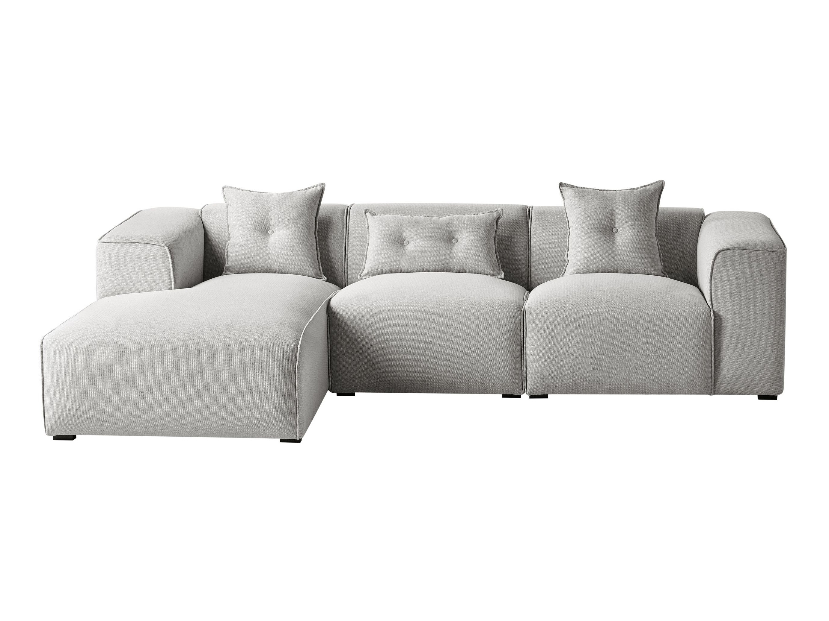 Ъглов диван Berwyn 1311 (Светло сив)