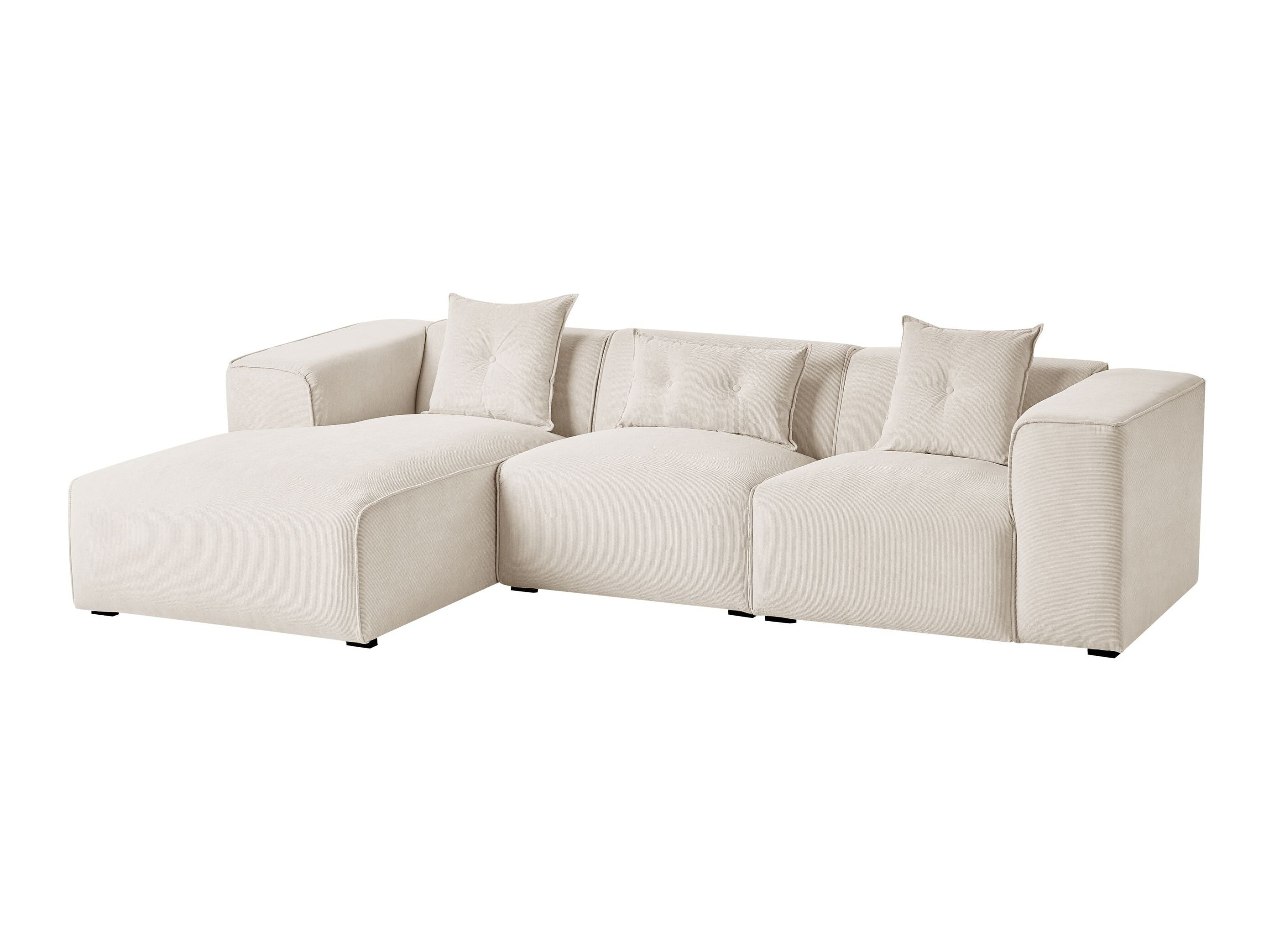 Ъглов диван Berwyn 3121 (Бял)