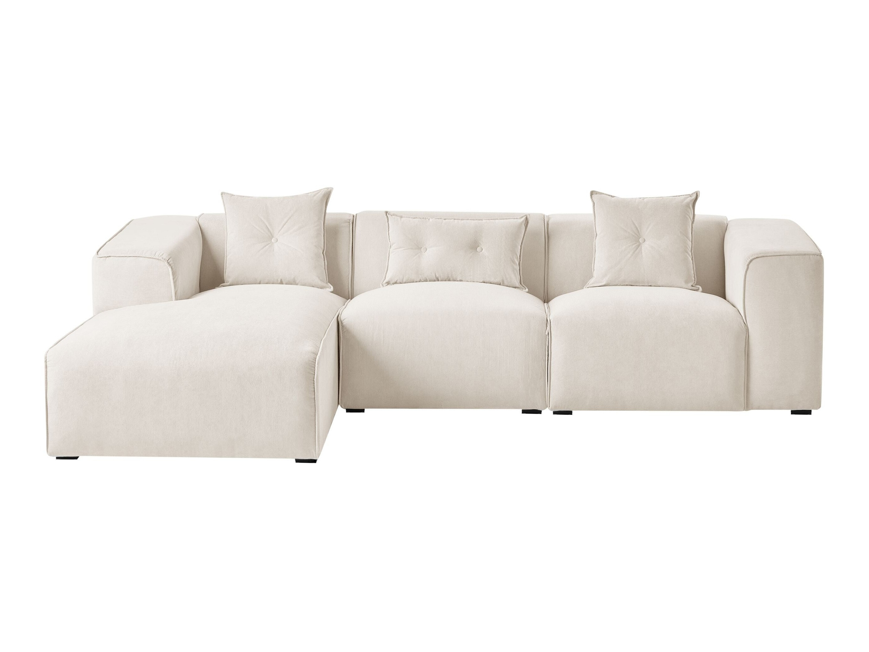 Ъглов диван Berwyn 3121 (Бял)