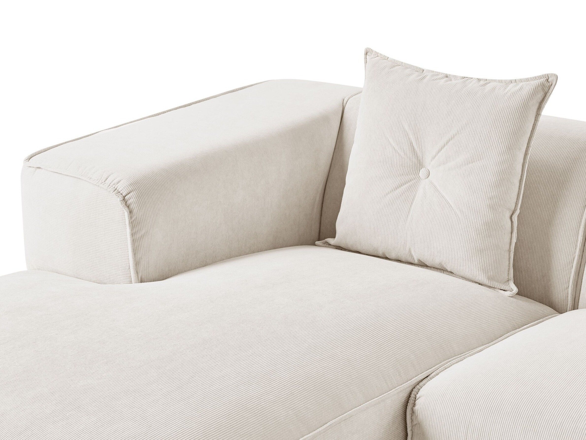 Ъглов диван Berwyn 3121 (Бял)