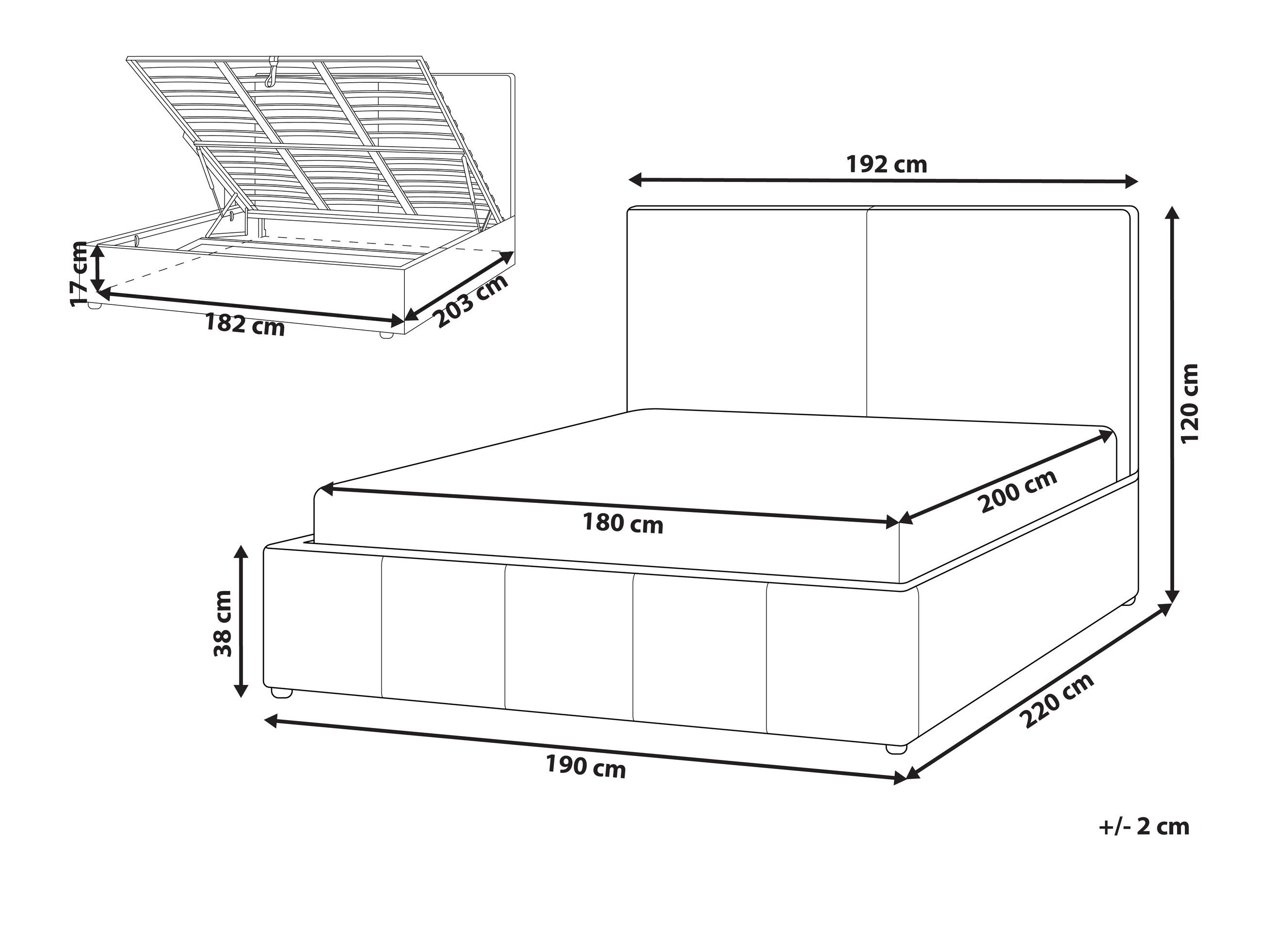 Легло Berwyn 3133 (Бял)