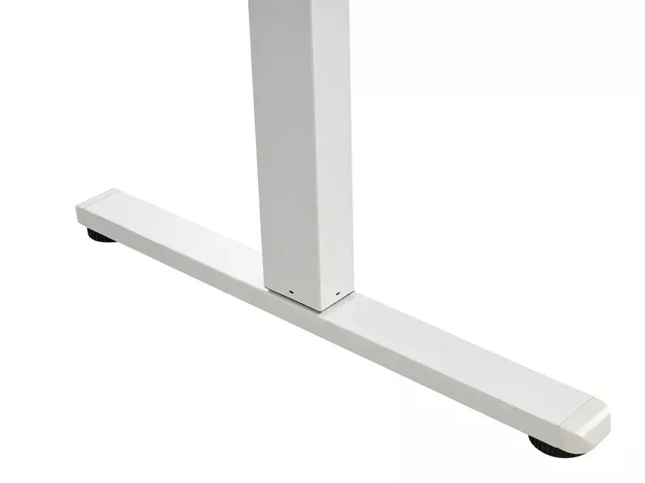 Офис бюро с регулируема височина Berwyn 3128 (Бял + Ярък дърво)