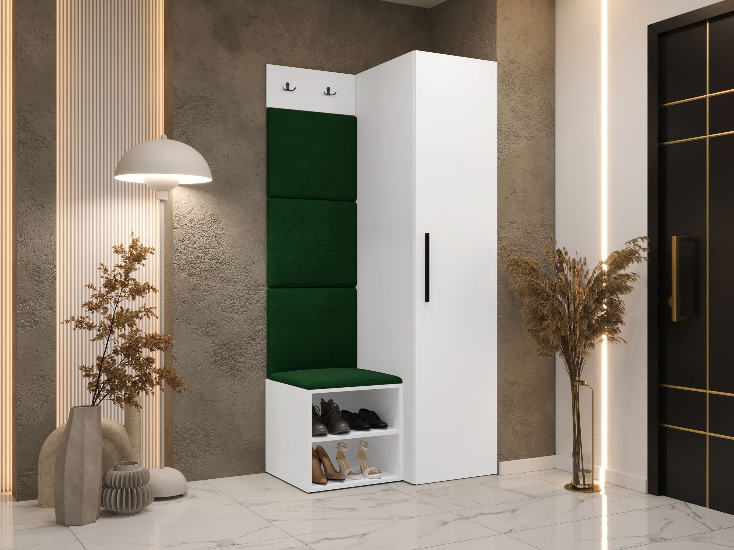 Комплект за антре Hartford 524 (Бял)