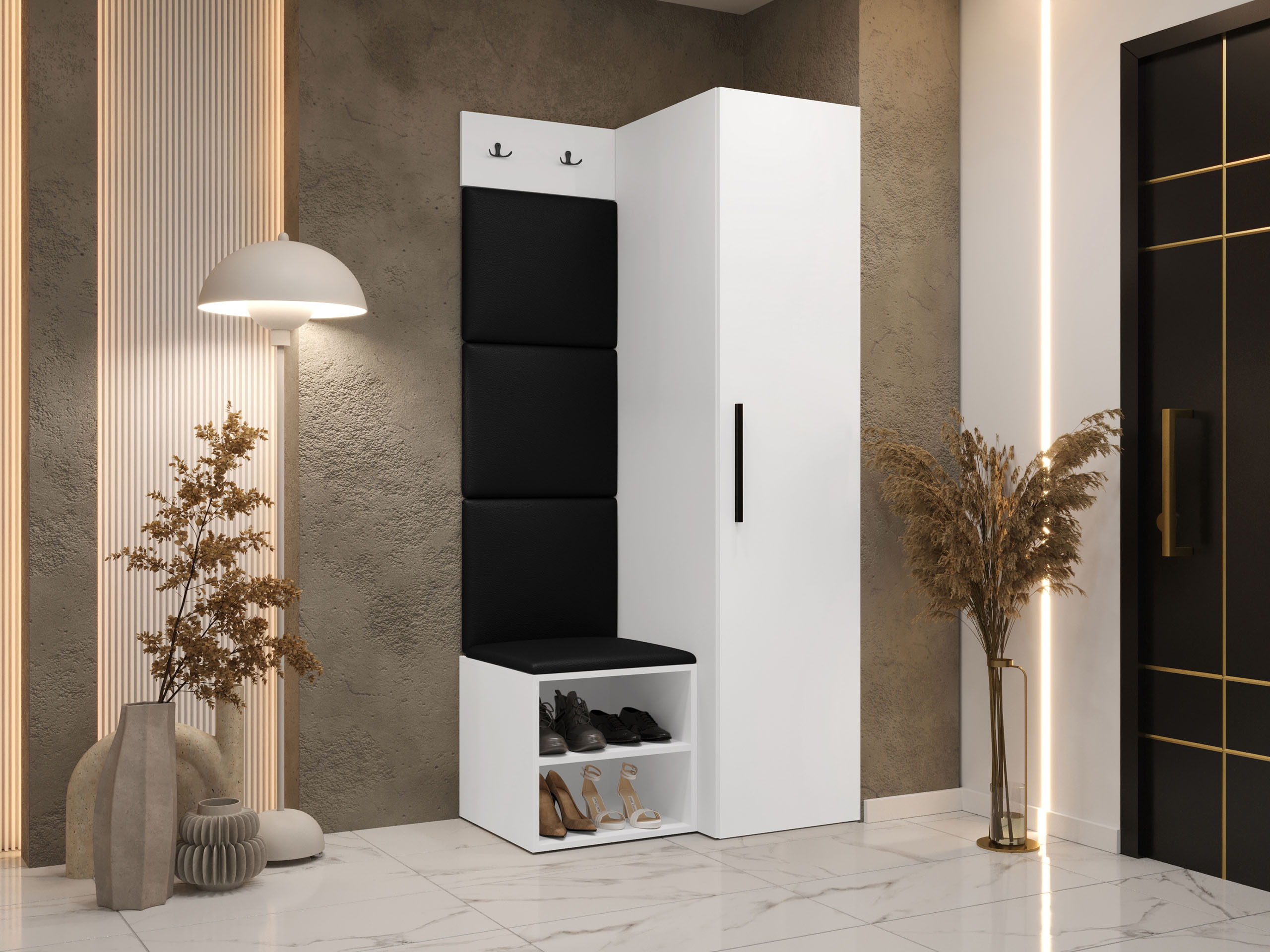 Комплект за антре Hartford 524 (Бял)