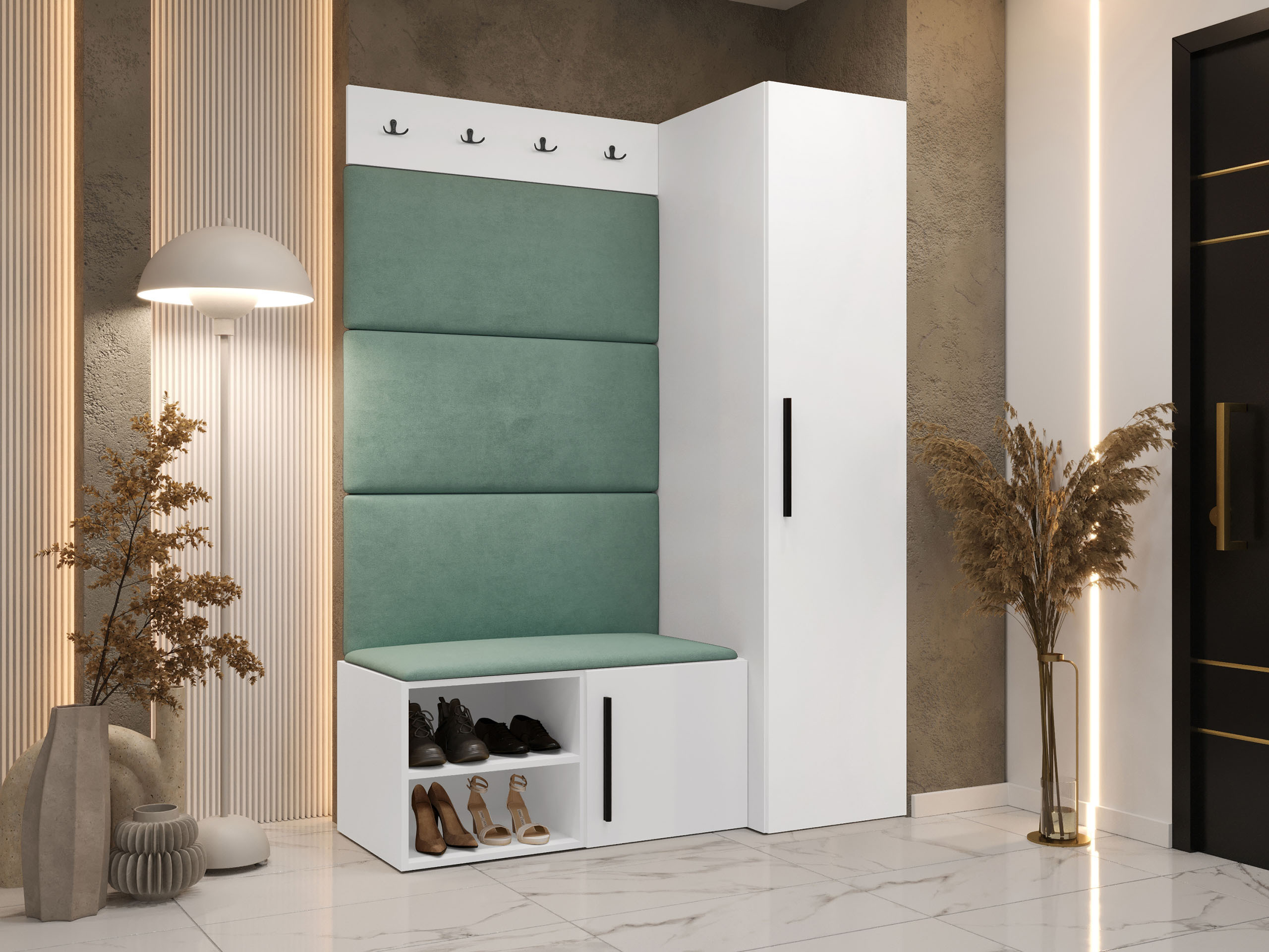 Комплект за антре Hartford 525 (Бял)