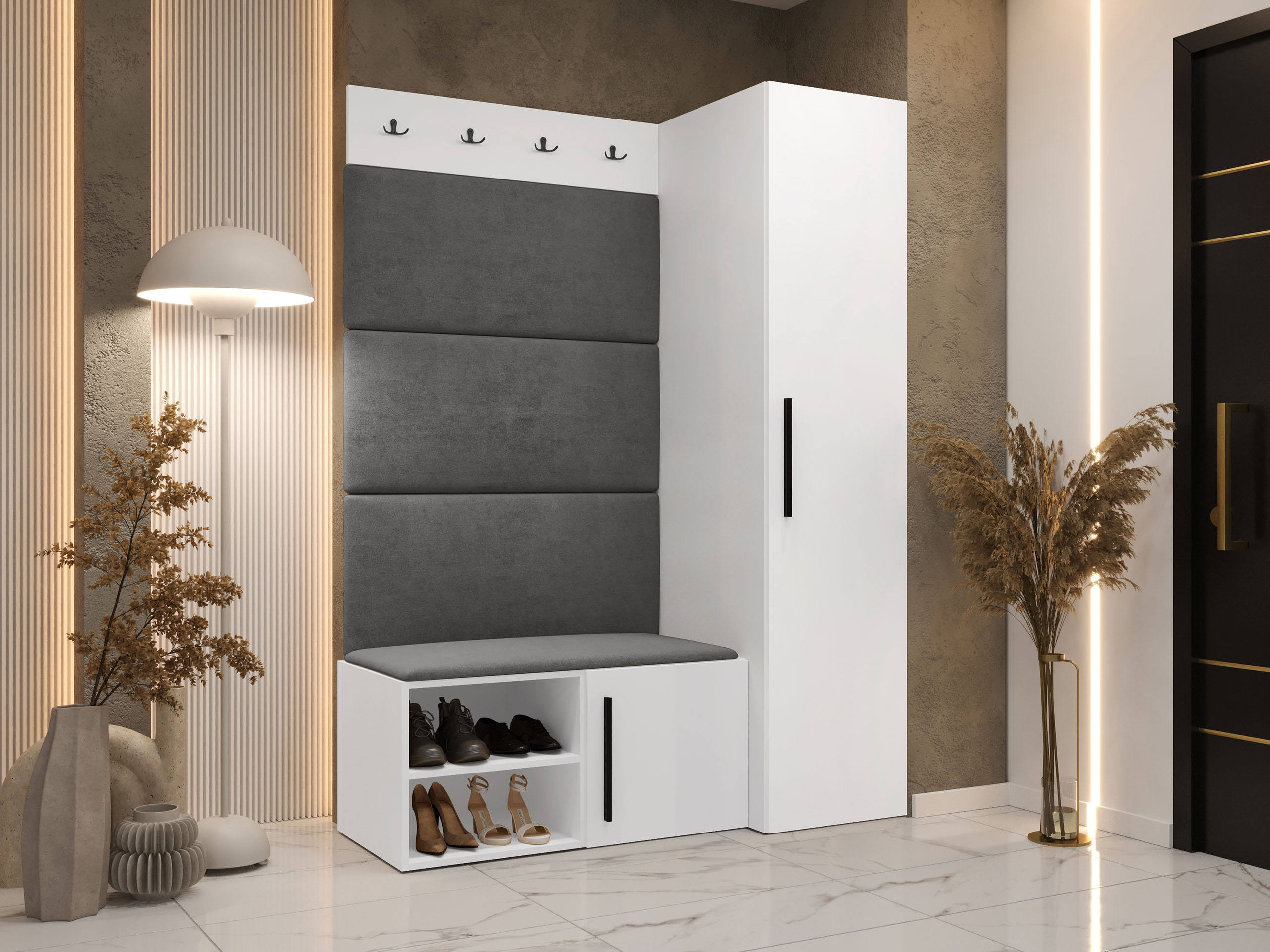 Комплект за антре Hartford 525 (Бял)