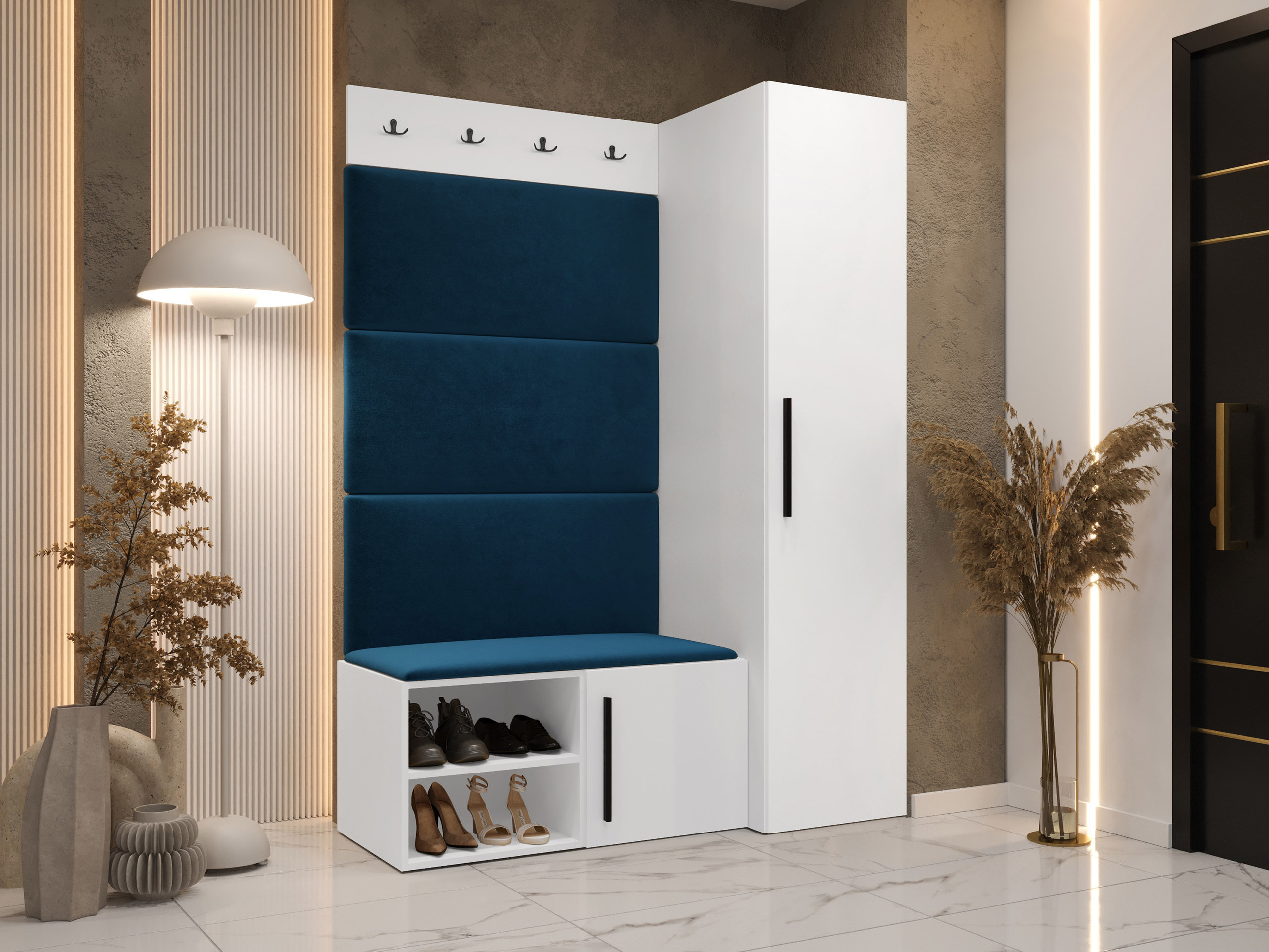 Комплект за антре Hartford 525 (Бял)