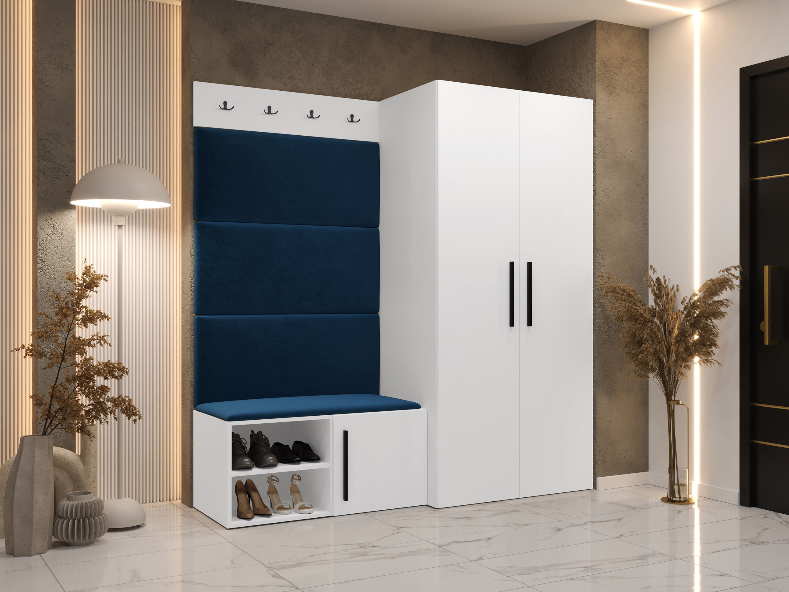 Комплект за антре Hartford 526 (Бял)