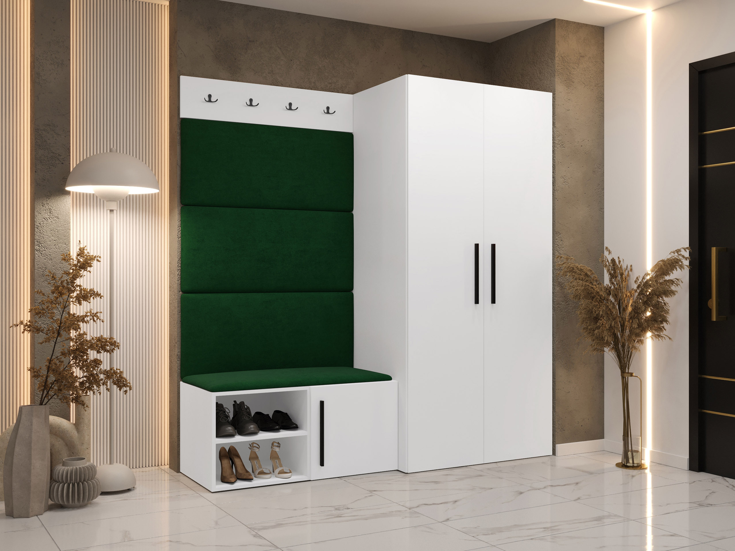 Комплект за антре Hartford 526 (Бял)