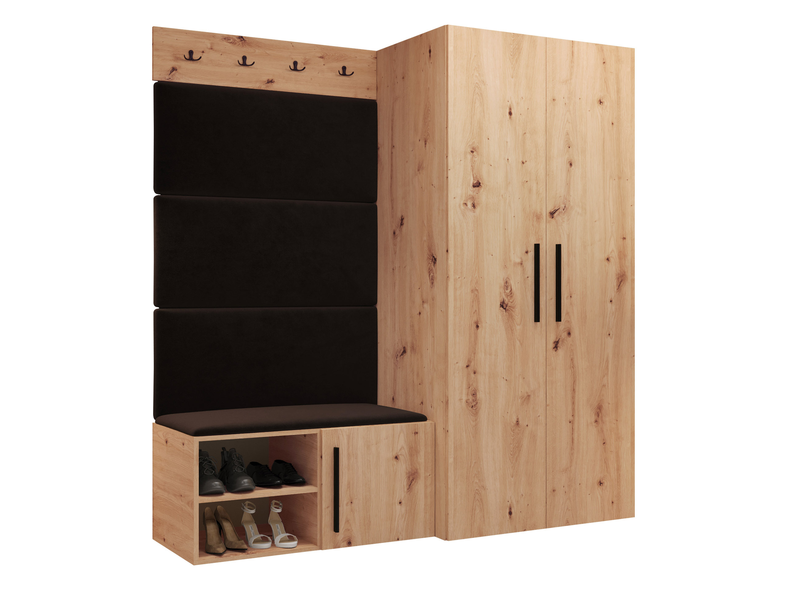 Комплект за антре Nitos I (Artisan дъб)