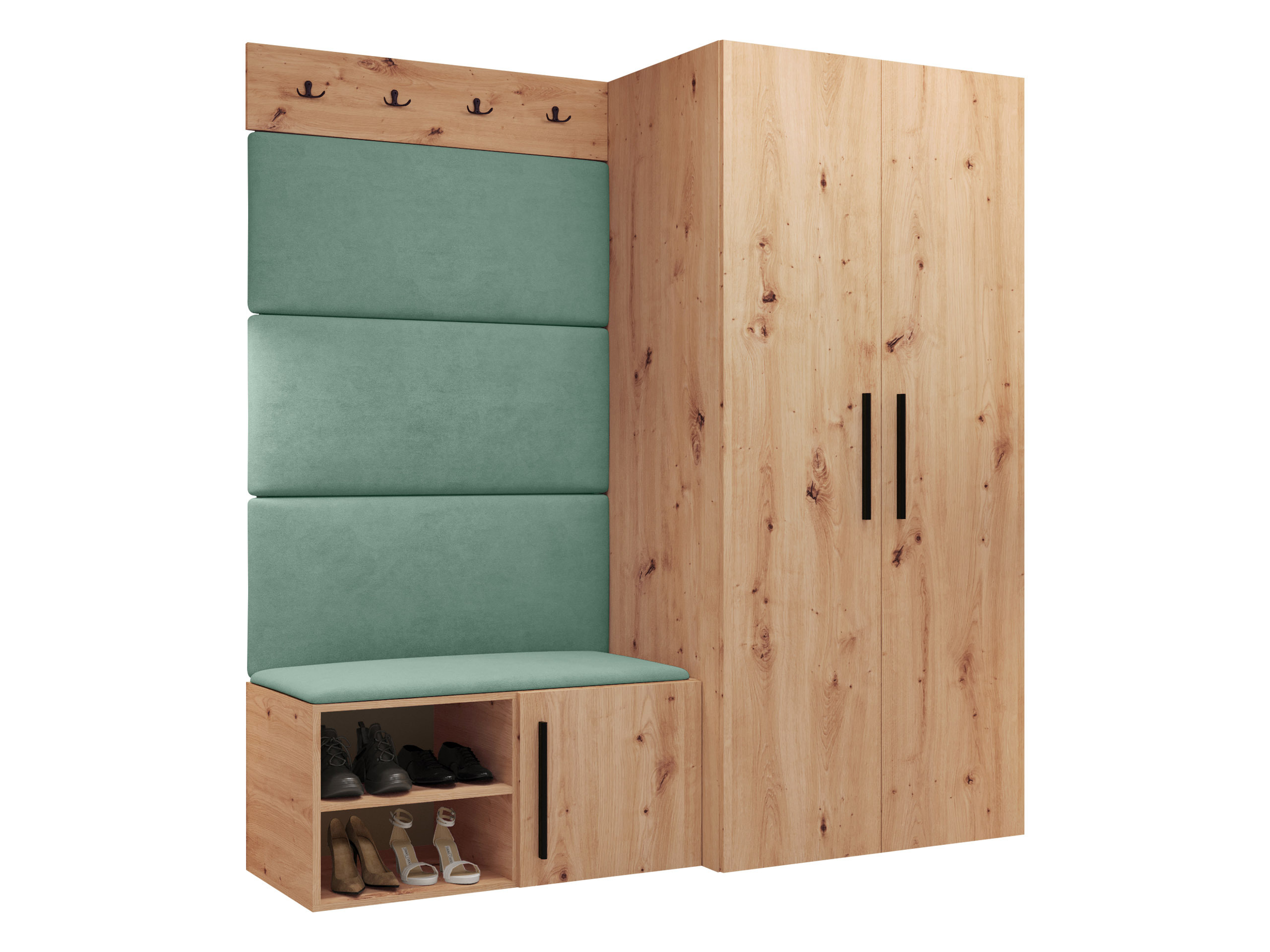 Комплект за антре Nitos I (Artisan дъб)