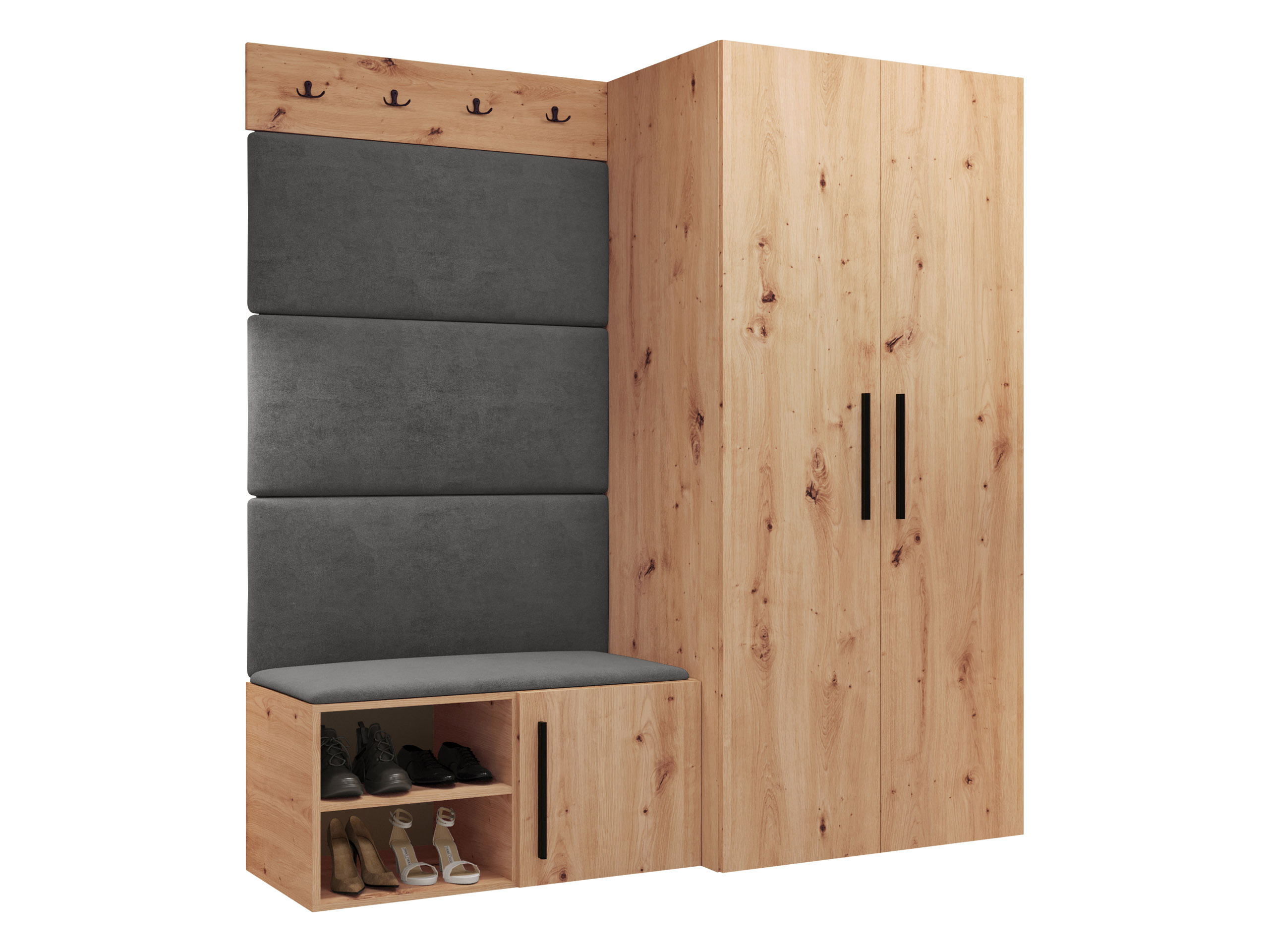 Комплект за антре Nitos I (Artisan дъб)