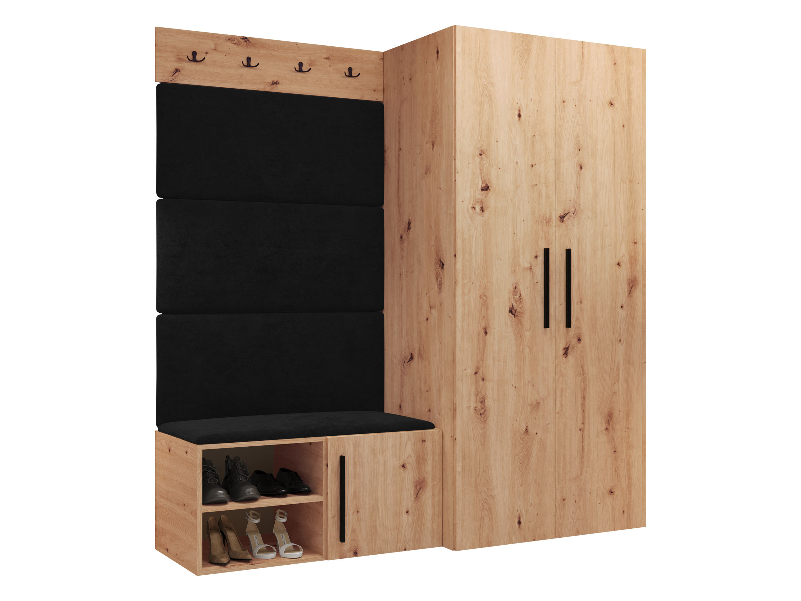 Комплект за антре Nitos I (Artisan дъб)