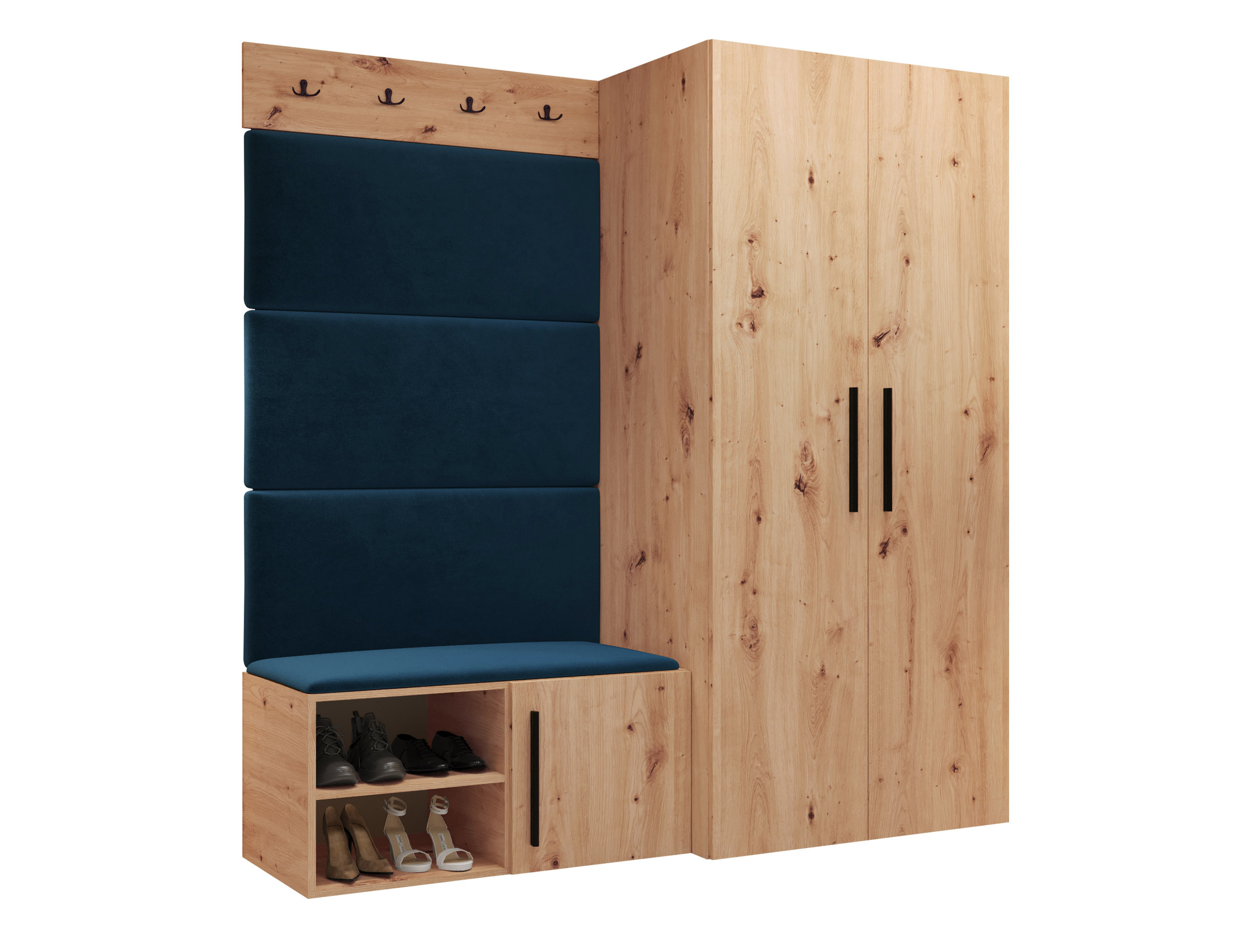 Комплект за антре Nitos I (Artisan дъб)