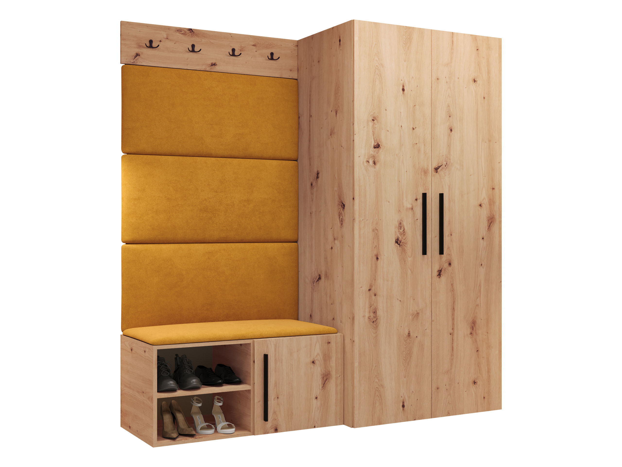 Комплект за антре Nitos I (Artisan дъб)