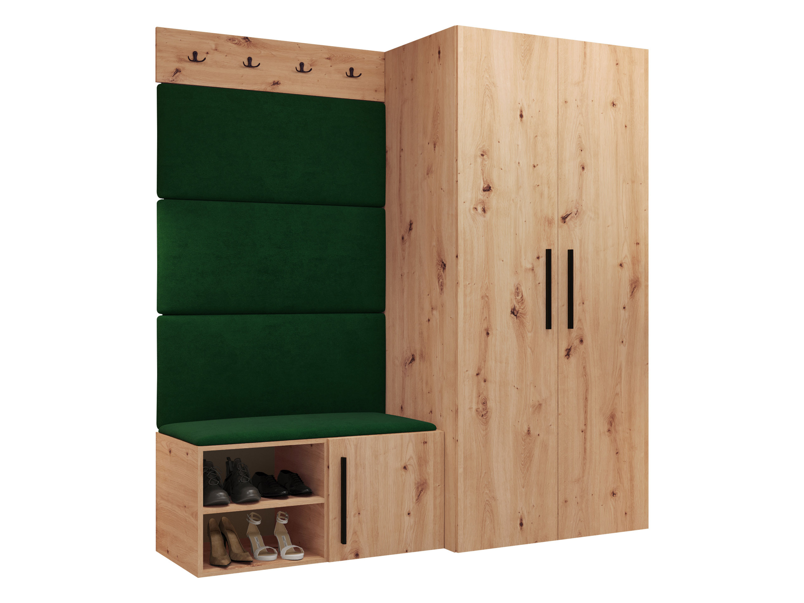 Комплект за антре Nitos I (Artisan дъб)