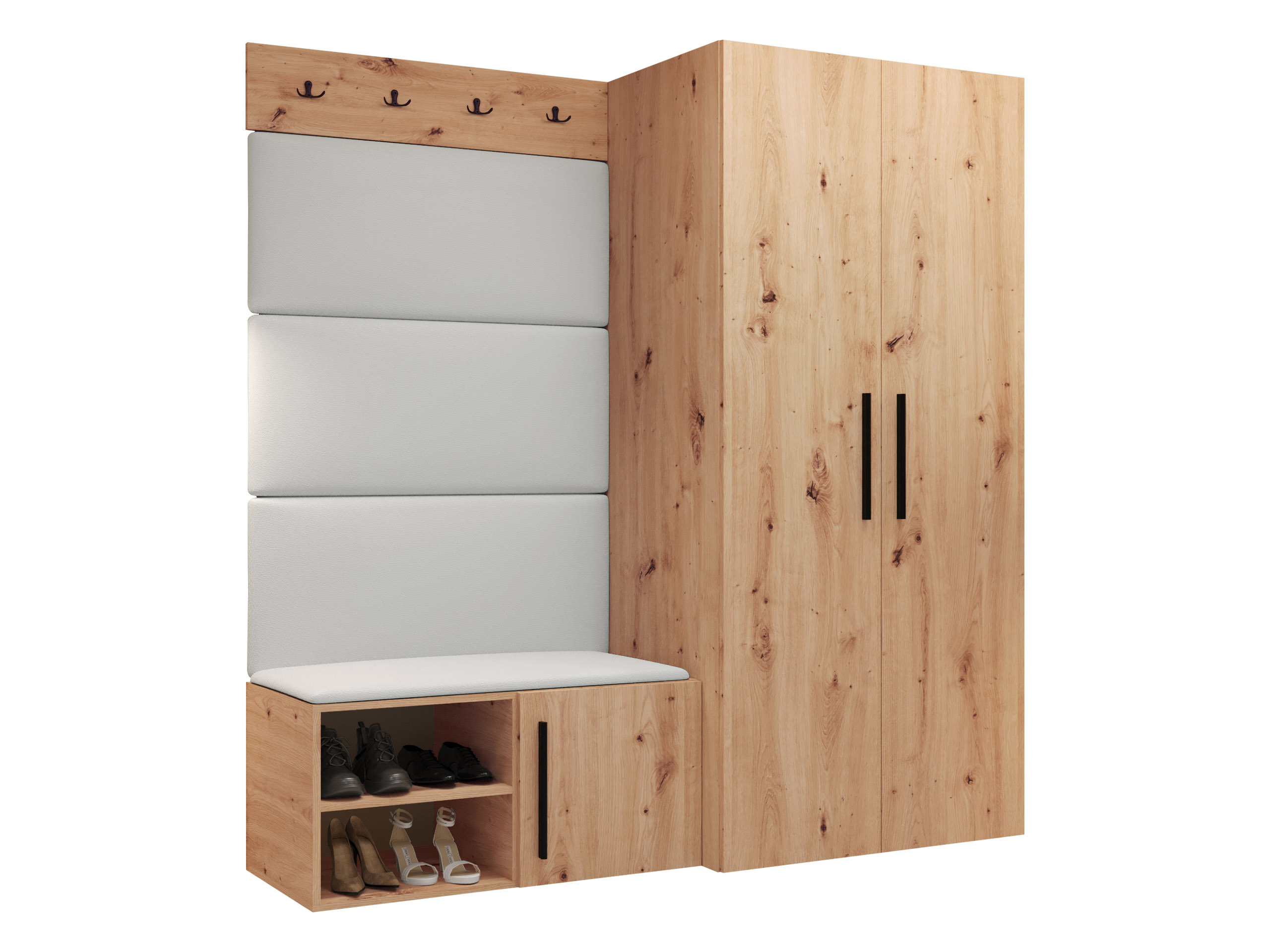 Комплект за антре Nitos I (Artisan дъб)