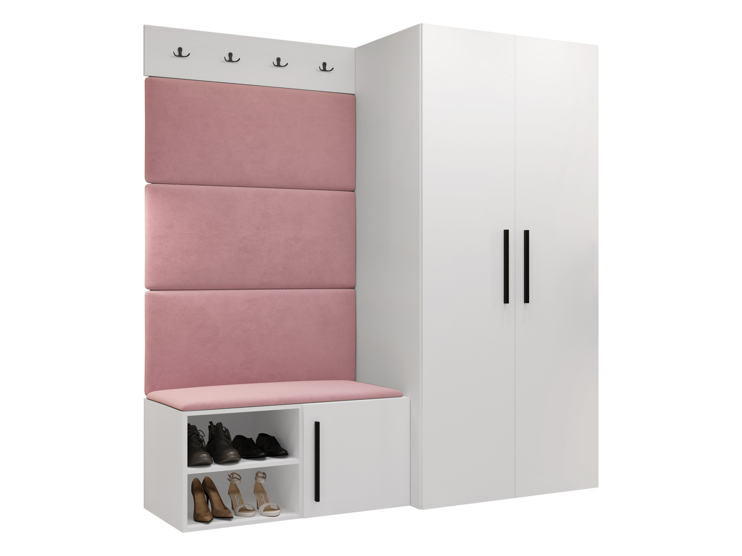 Комплект за антре Nitos I (Бял)