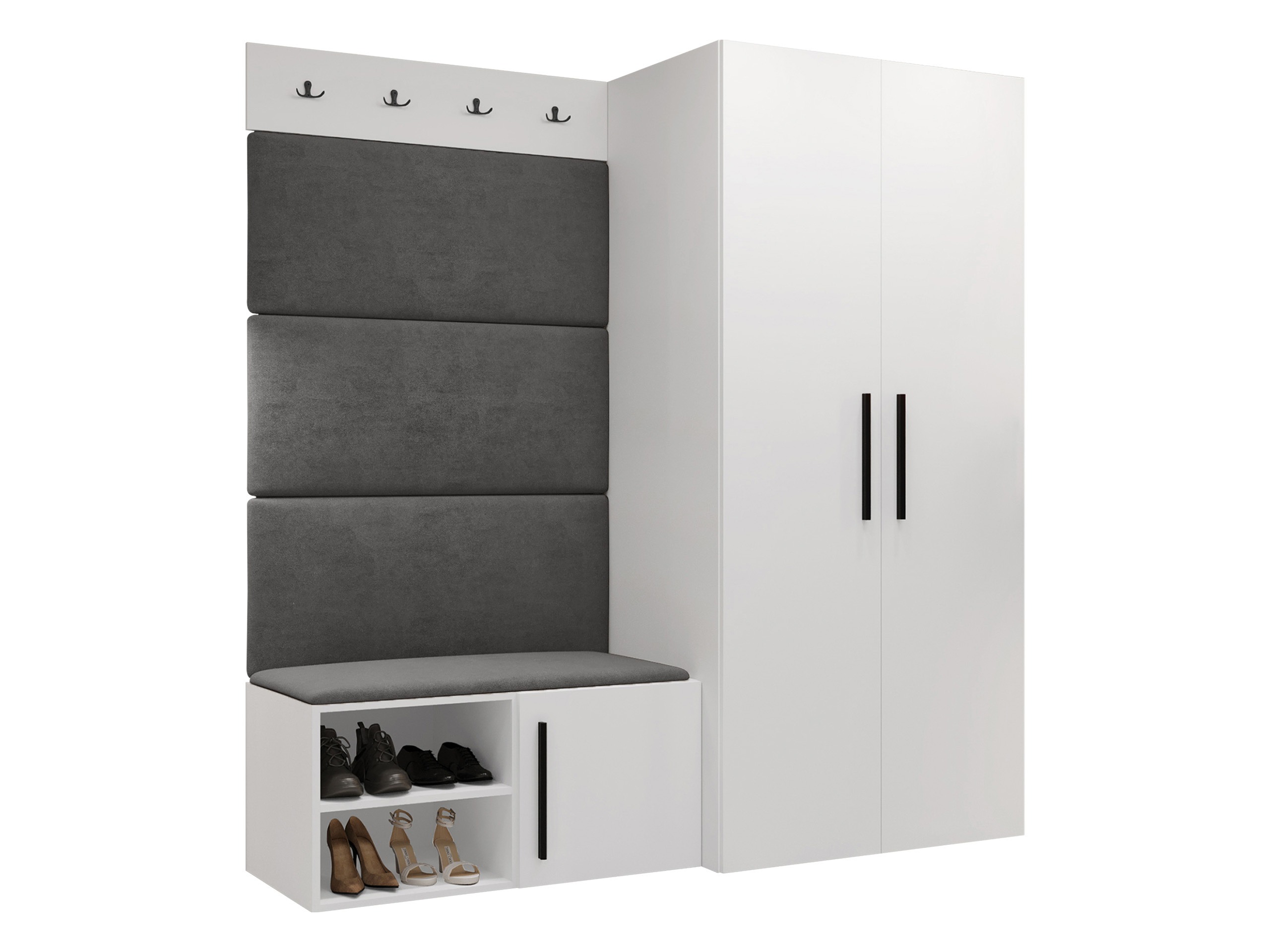 Комплект за антре Nitos I (Бял)