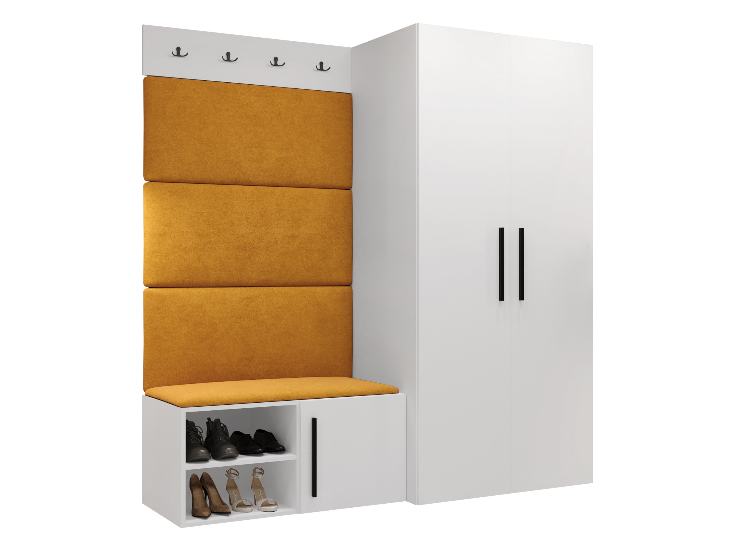 Комплект за антре Nitos I (Бял)