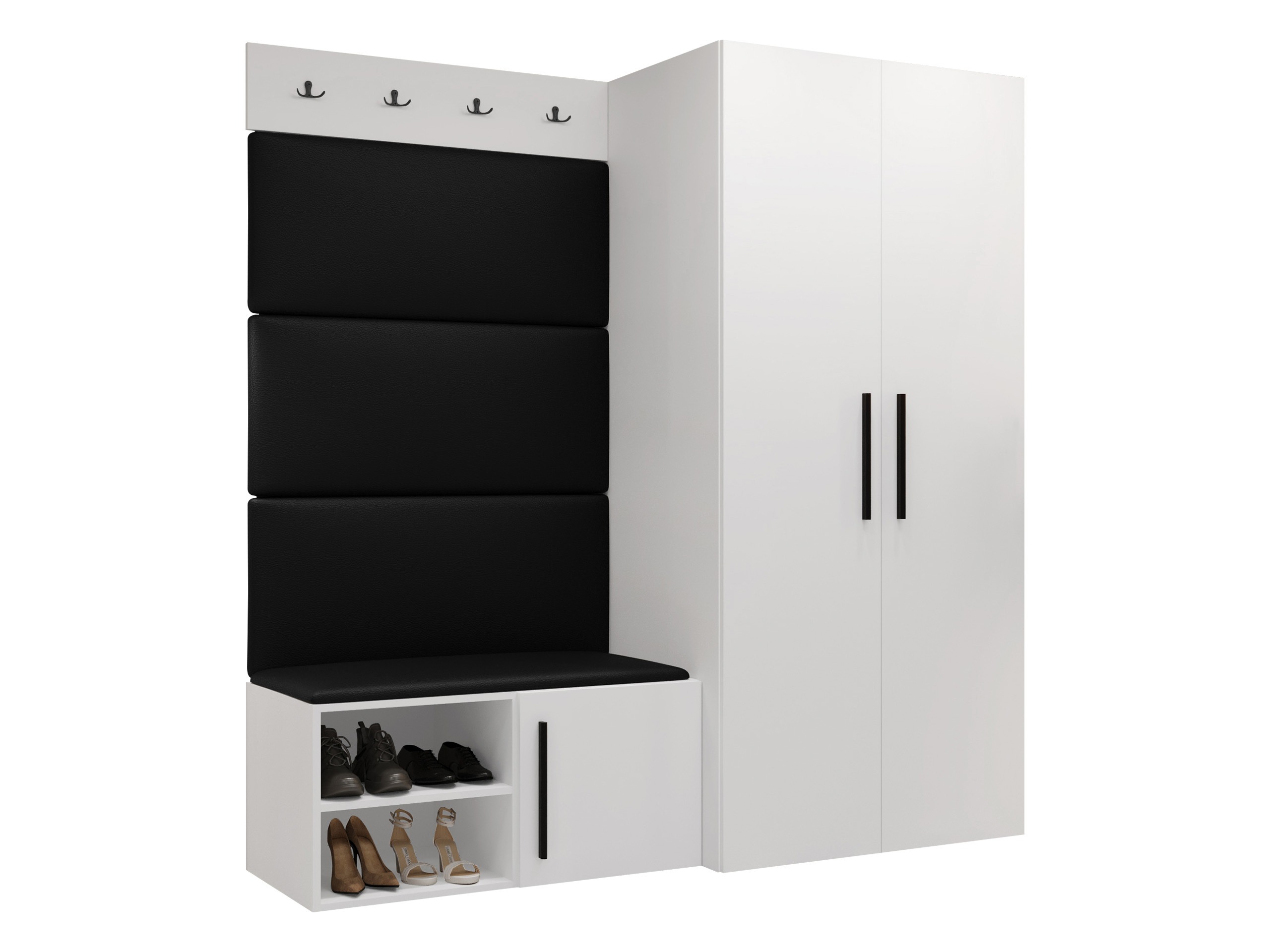 Комплект за антре Nitos I (Бял)